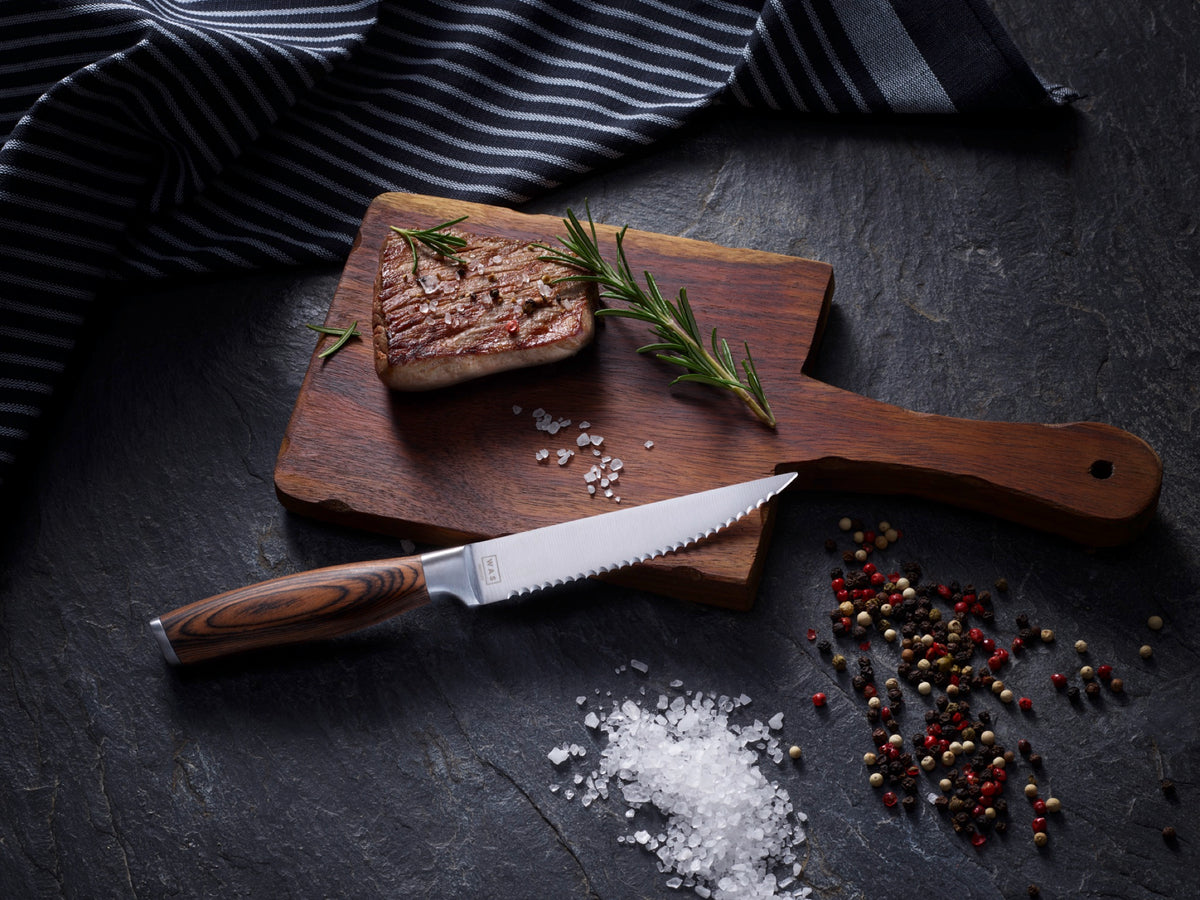 Was Steak Knife Set, Pakka Wood Handle, 228 mm, Set of 6