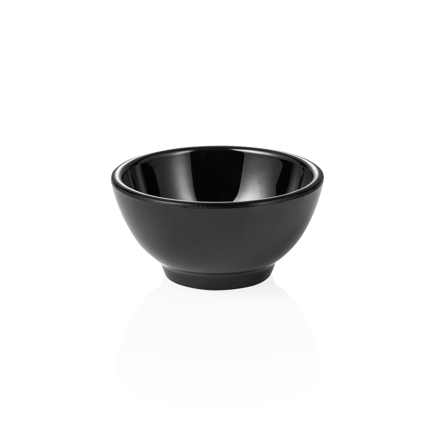 Day & Night Melamine Bowl, Ø200 mm, Black