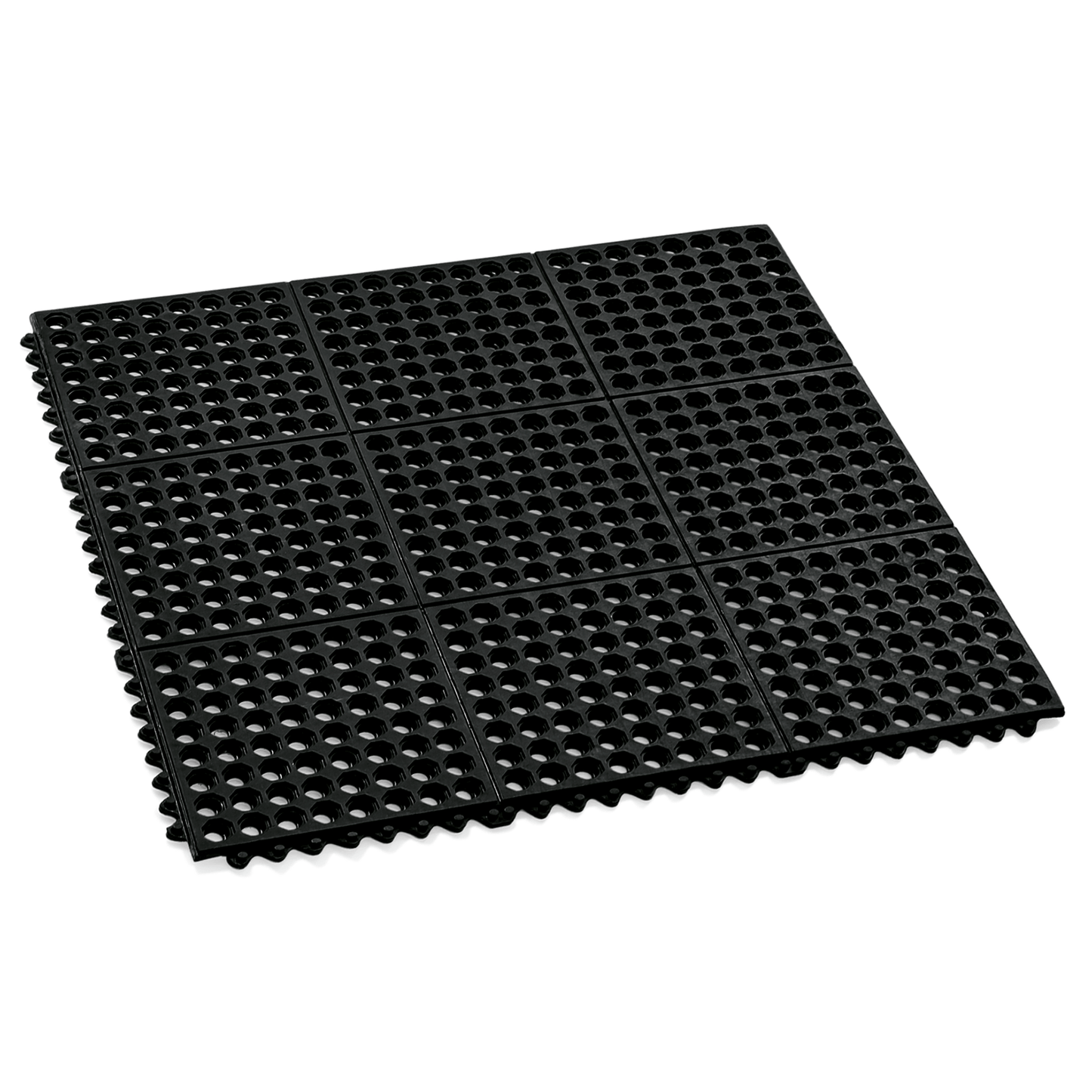 Was Click-System Rubber Floor Mat, 915×915 mm