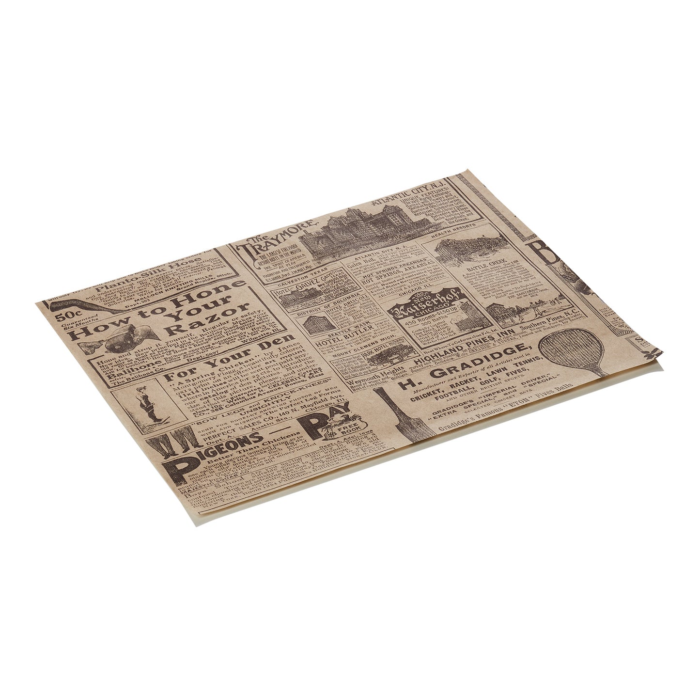 Was Burger Paper, Brown, 250 x 200 mm, 1000 Sheets