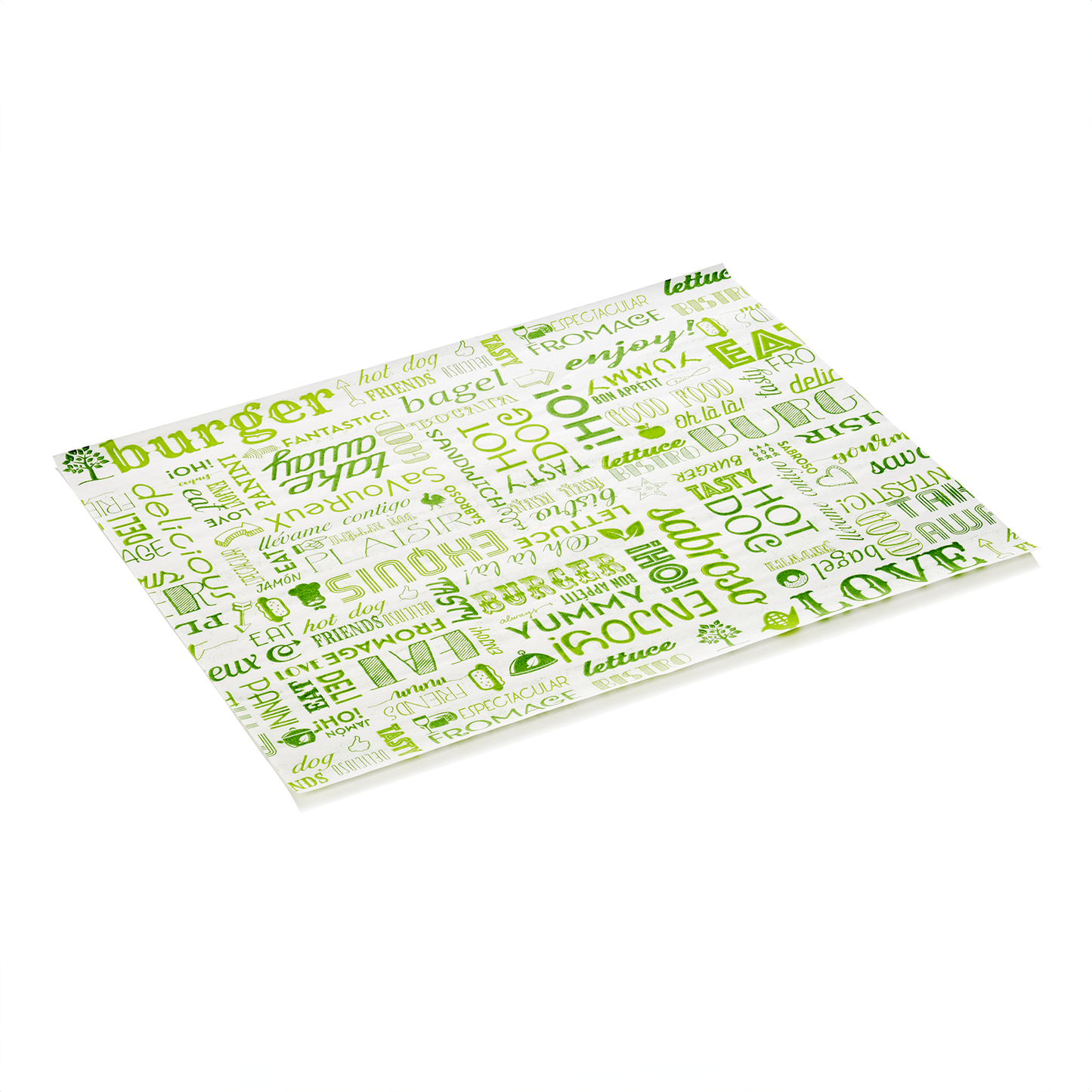 Was Burger Paper, Veggie, 345 x 285 mm, 1000 Sheets