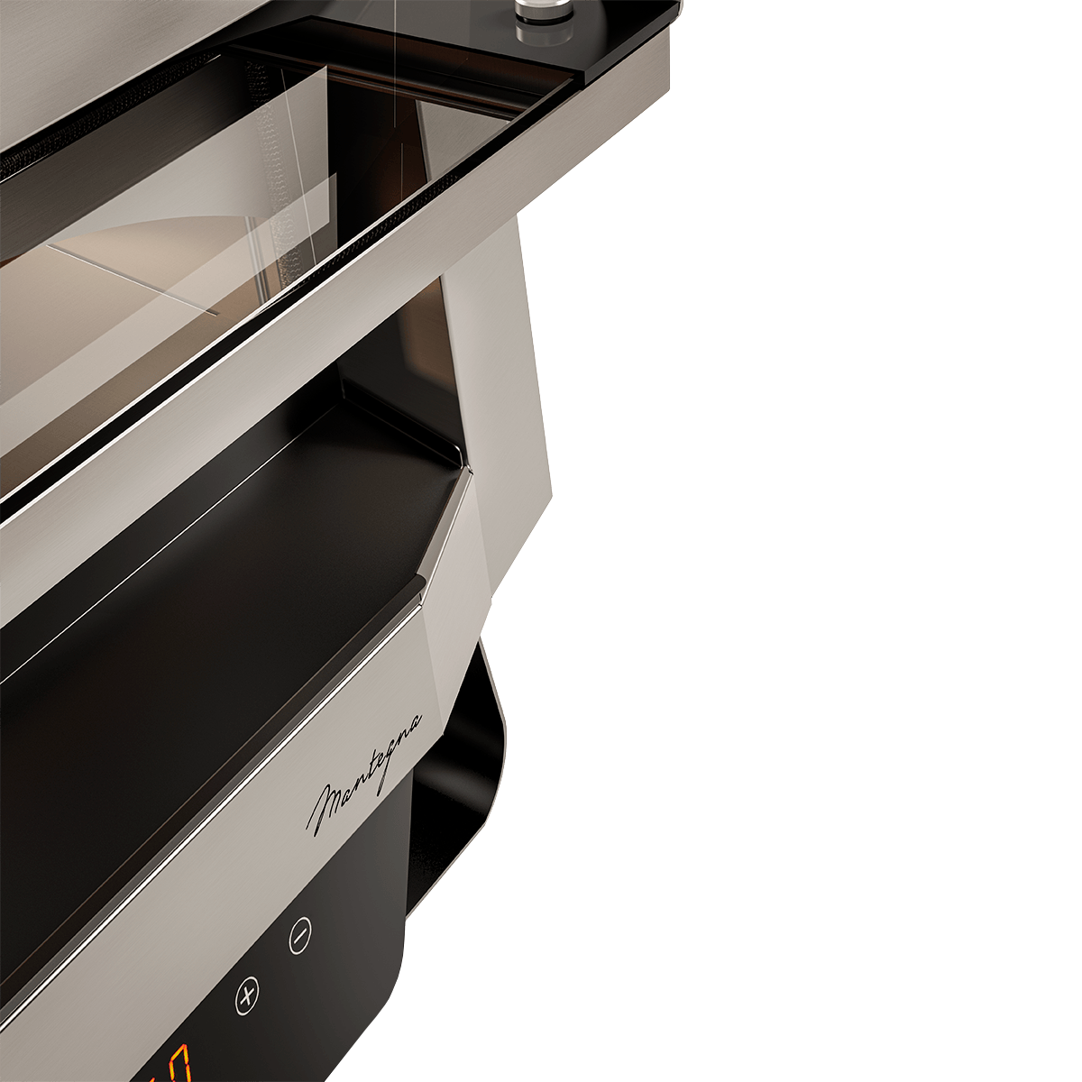 Cuppone Mantegna MN40/1DG control panel and door handle detail