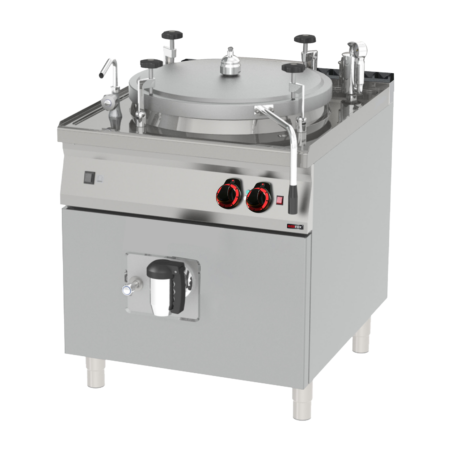 Boiling kettle gas indirect autoclave 150 l | REDFOX - BIA 90/150 G