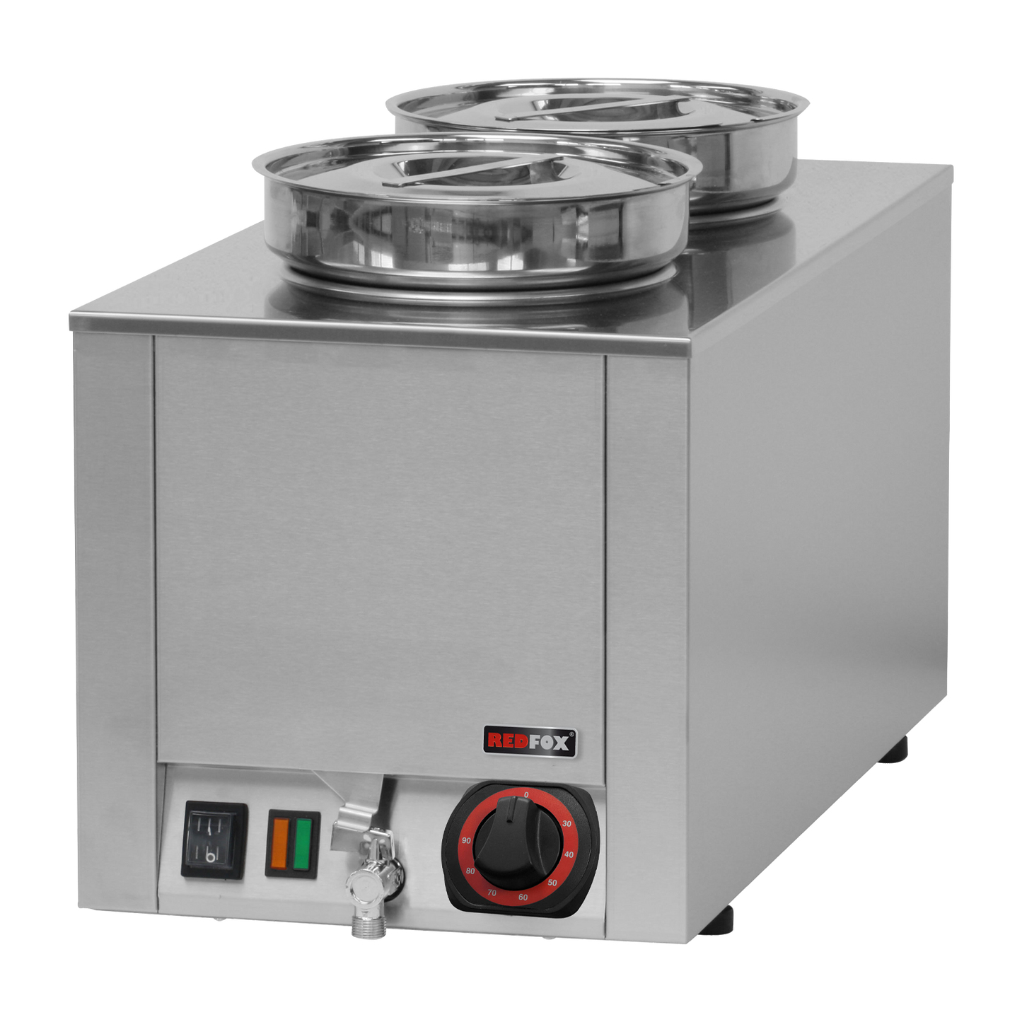 Bain Marie two containers wet | REDFOX - BM 02 W