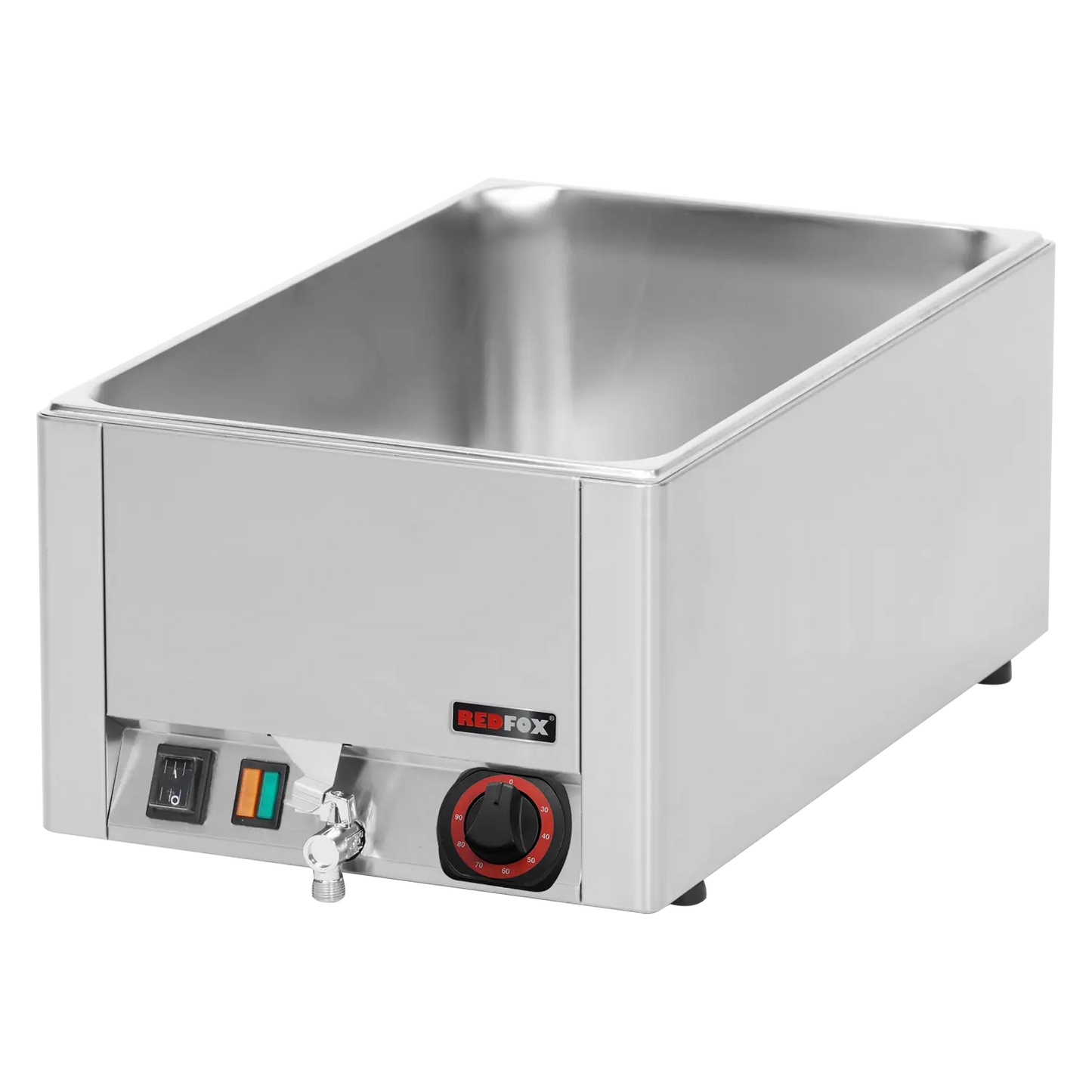 Bain marie electric GN 1/1 - 150 with drain tap | REDFOX - BMV 1115