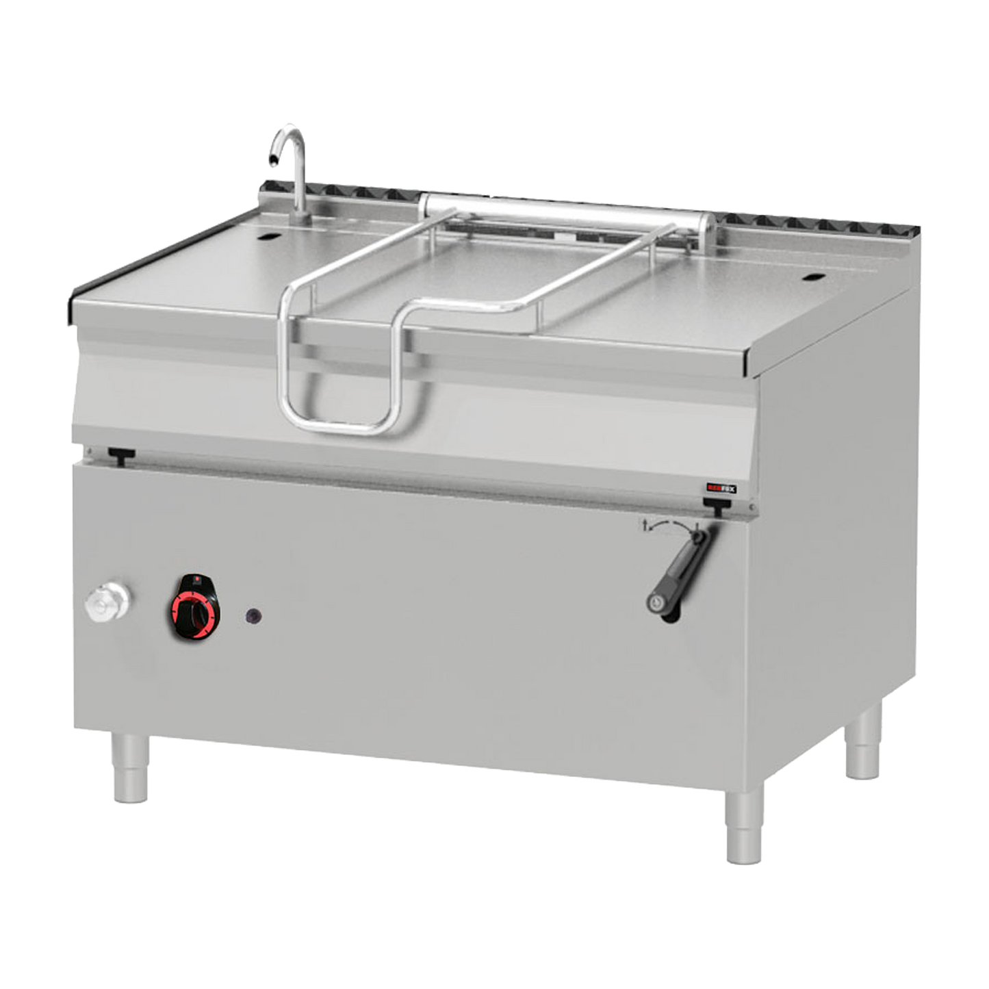 Tilting bratt pan gas s nerezovým dnem | REDFOX - BR 90/120 G/N