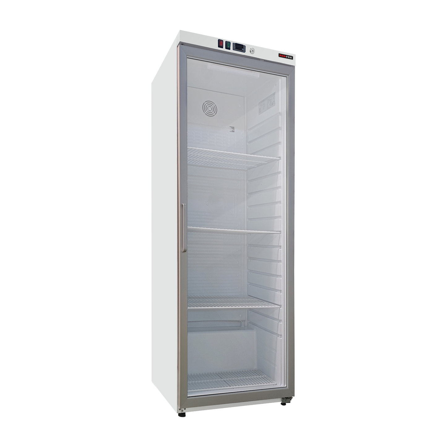 Cooling cabinet 570 l, glass door, white | REDFOX - DRR 600/G