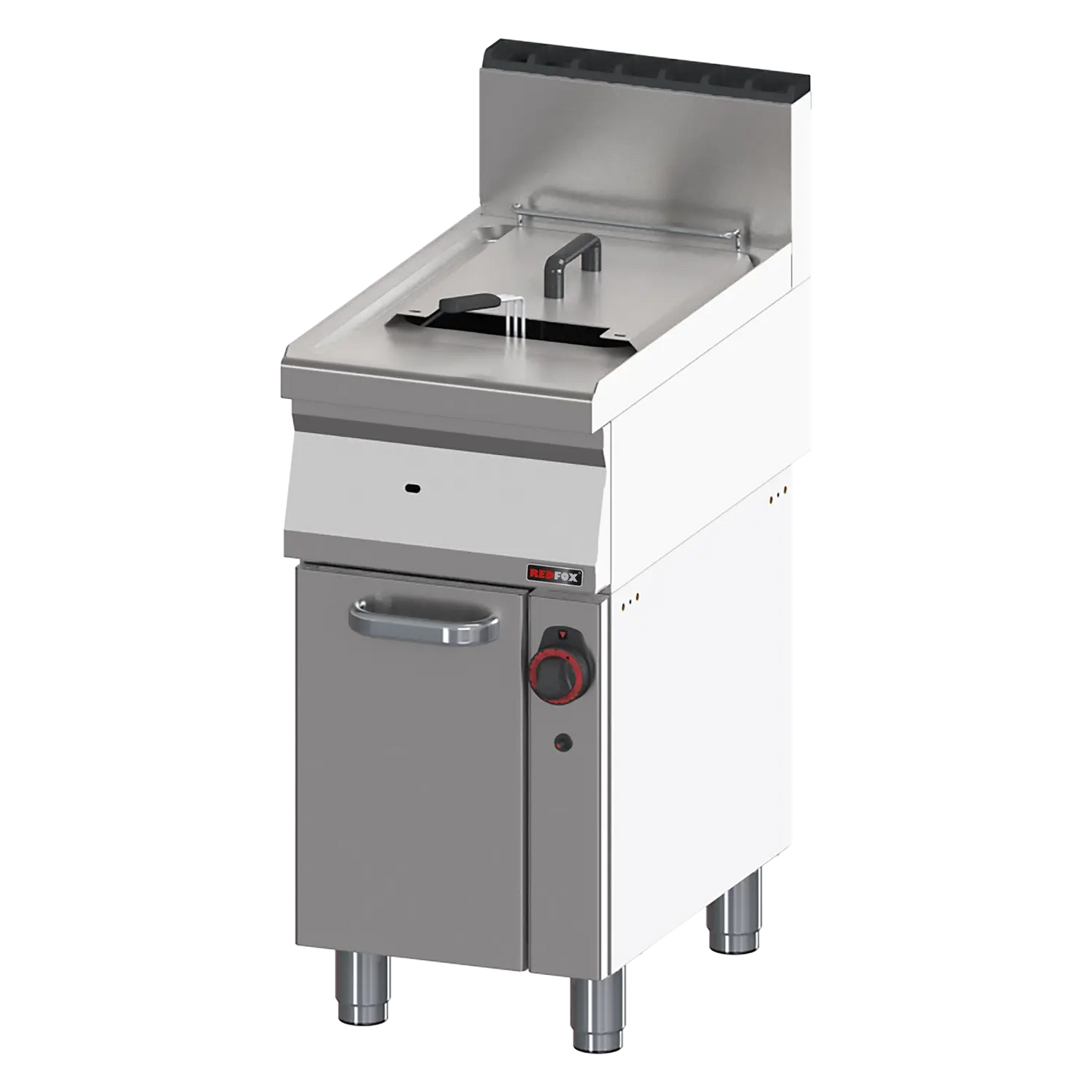Gas fryer 0,8 kW/l, 15 l on cabinet | REDFOX - FE 70/40 G