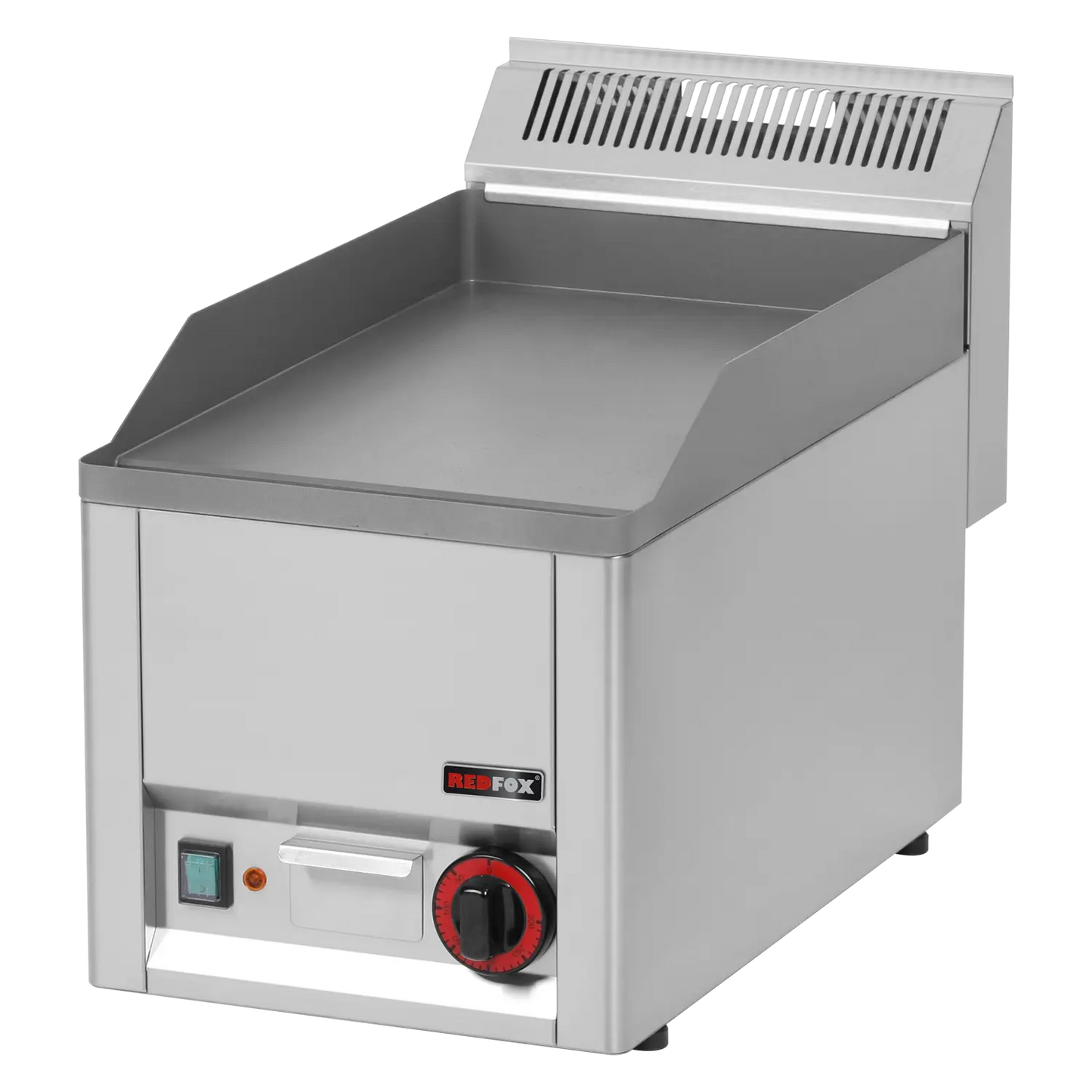 Fry-top griddle plate 32x48 electric smooth without cabinet 230 V | REDFOX - FTH 30 EL