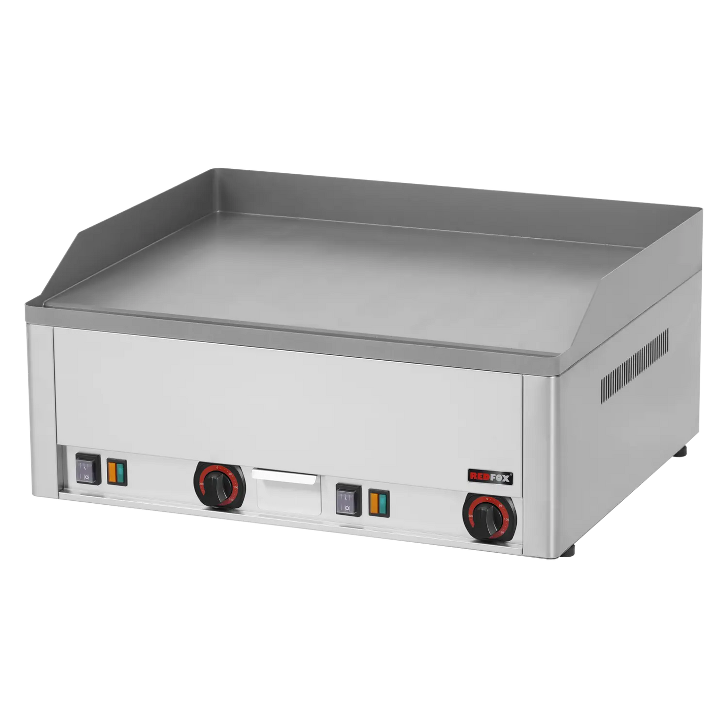 Fry-top griddle plate 65x48 electric smooth counter top 400 V | REDFOX - FTH 60 E