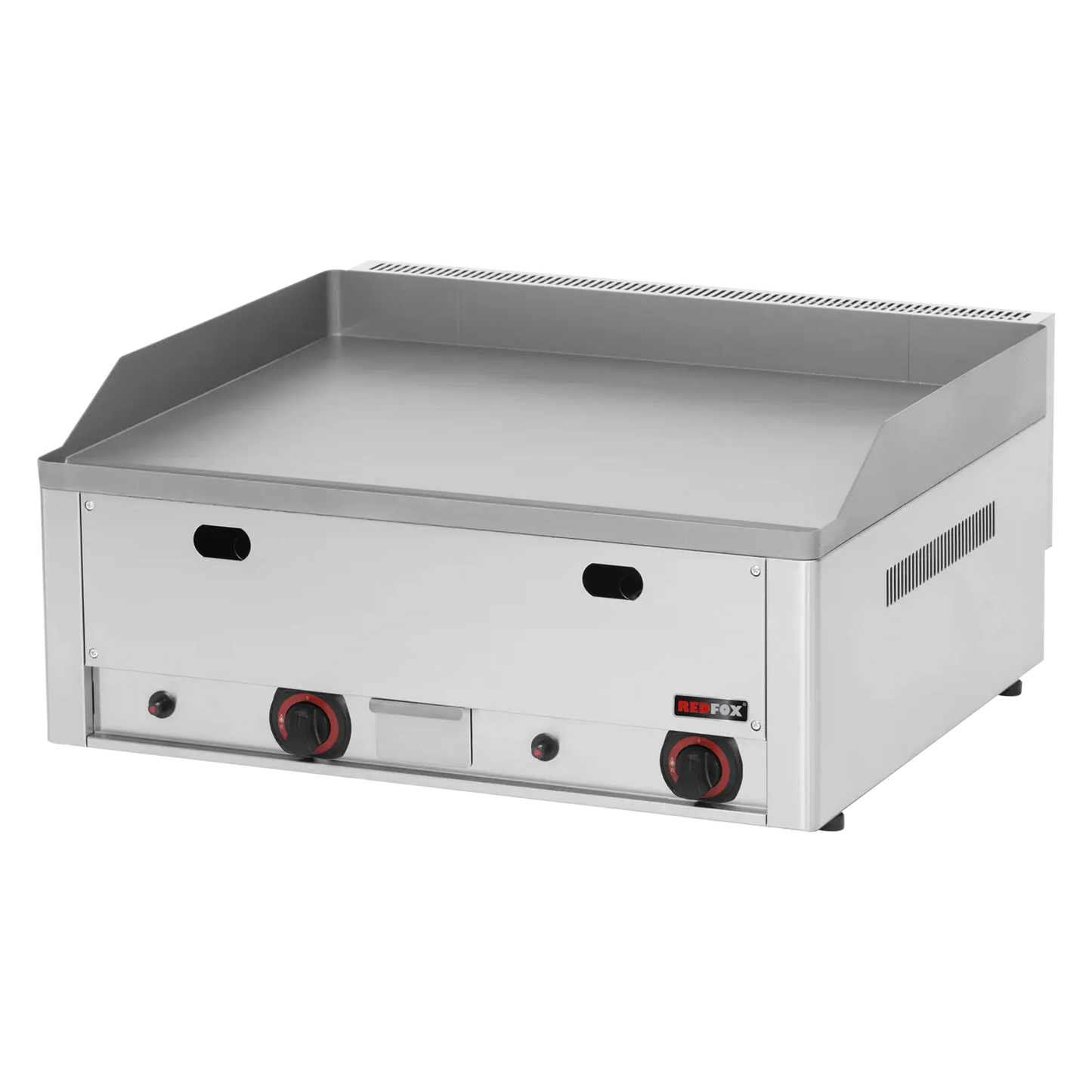 Fry-top griddle plate 65x48 gas smooth counter top | REDFOX - FTH 60 G