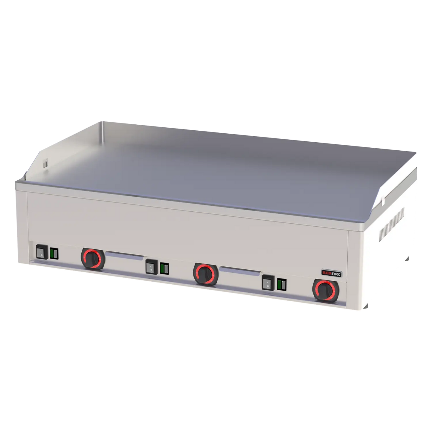 Fry-top griddle plate 97x48 electric smooth counter top 400 V | REDFOX - FTH 90 E