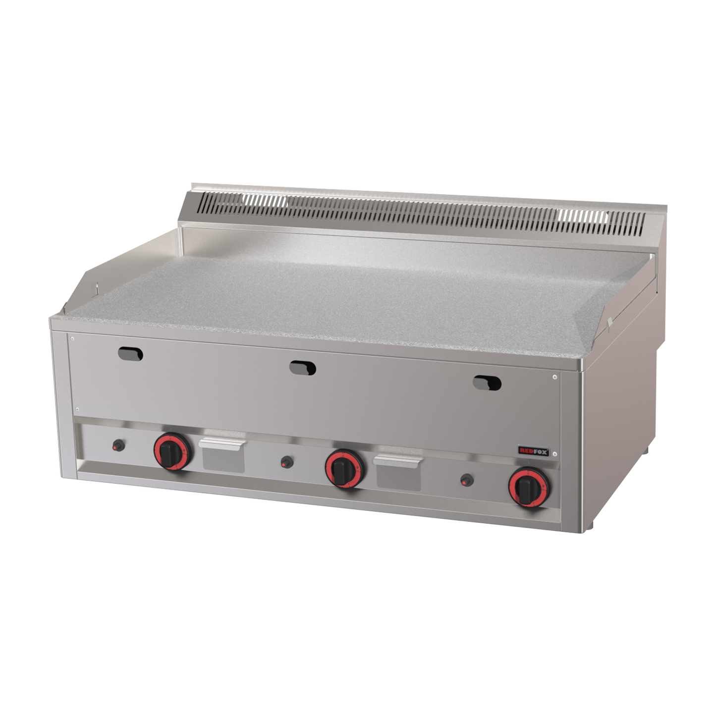Fry Top Griddle 97x48 gas durable chrome smooth without cabinet | REDFOX - FTHC 90 GL