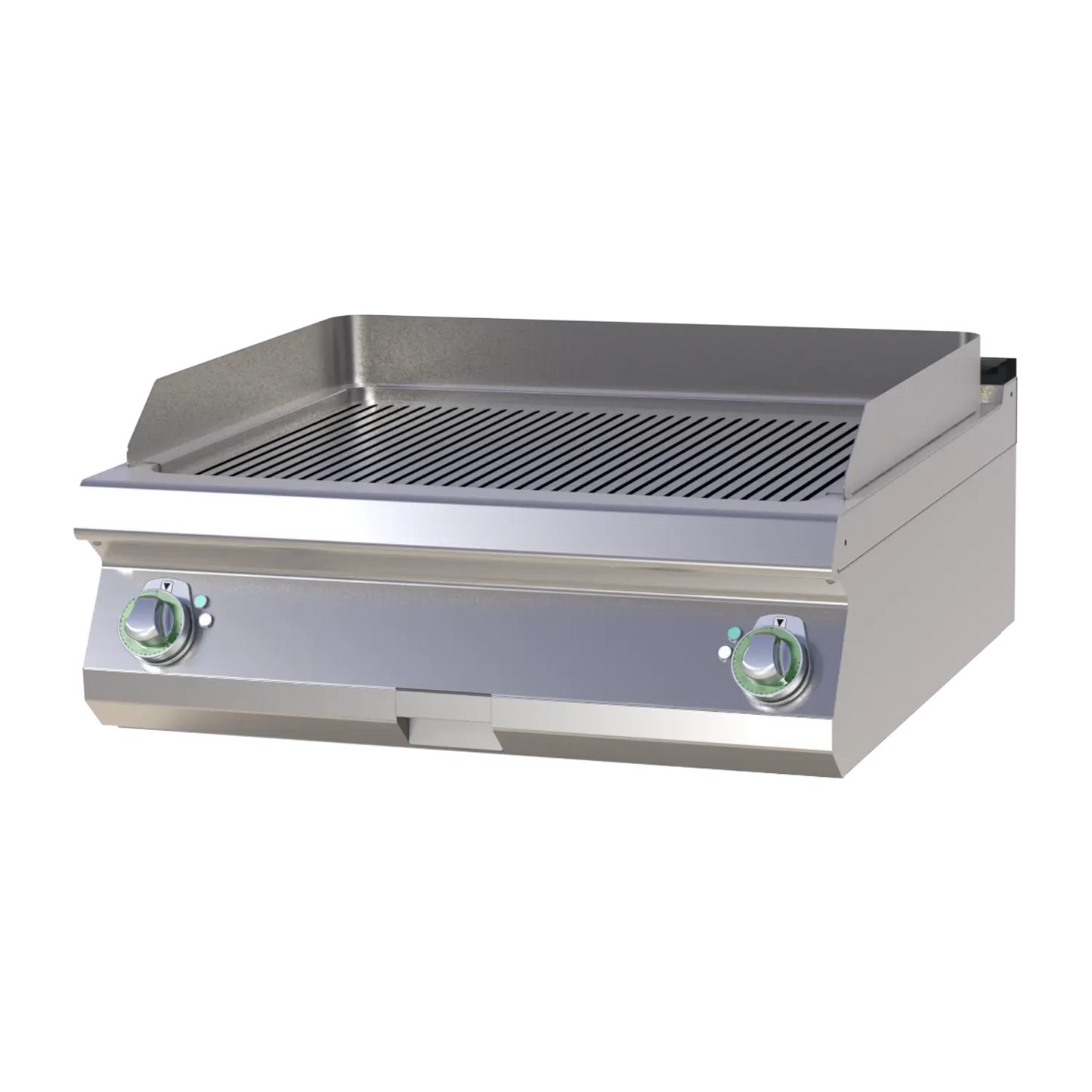 Fry-top griddle plate grooved | RM - FTR 708 E