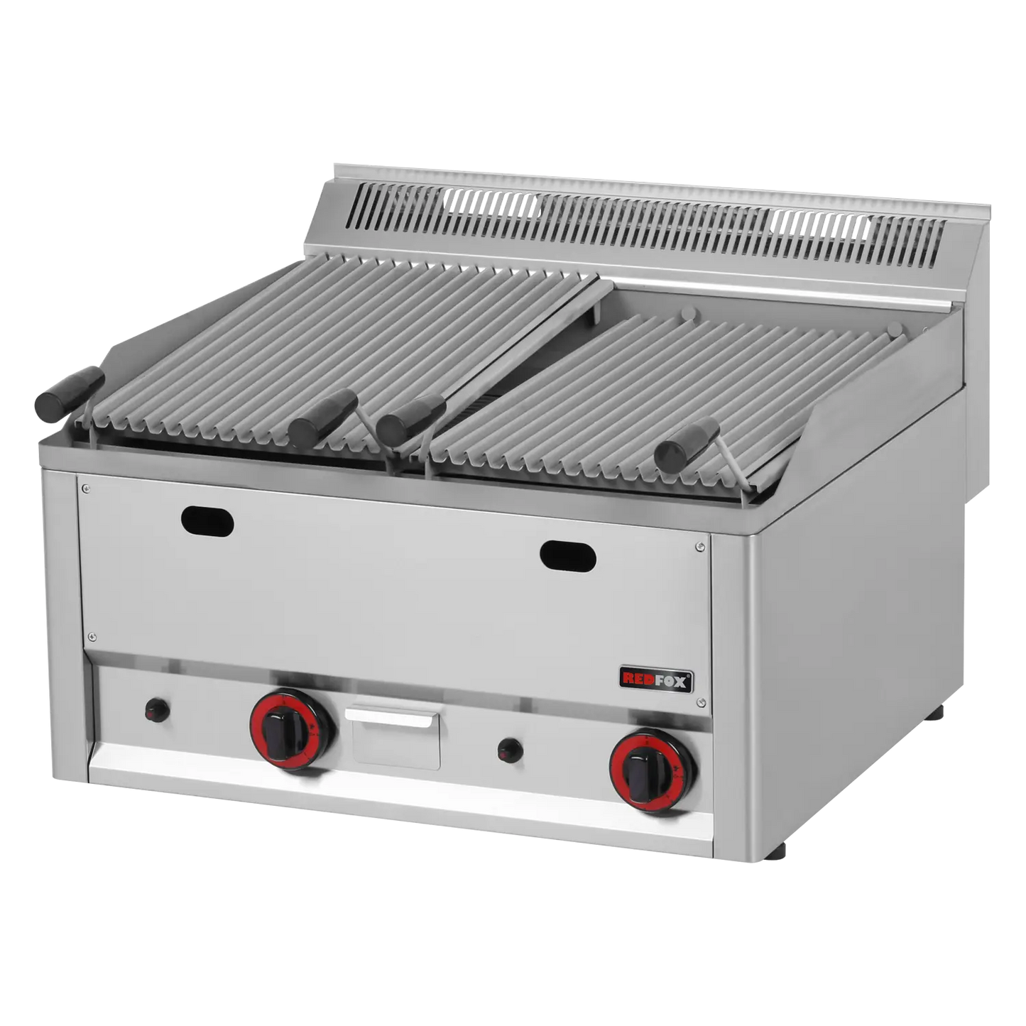 Lava stone grill gas 2 cooking areas 2x 31x48 without cabinet | REDFOX - GL 60 GLS