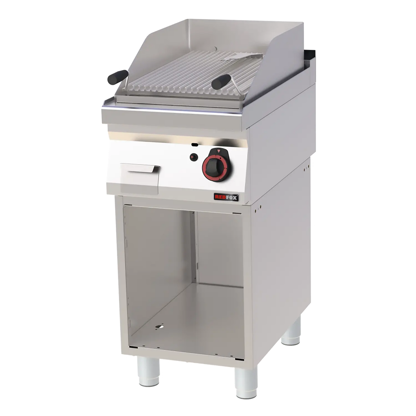 Lava stone grill gas 52x36 on open cabinet | REDFOX - GL 70/40 G