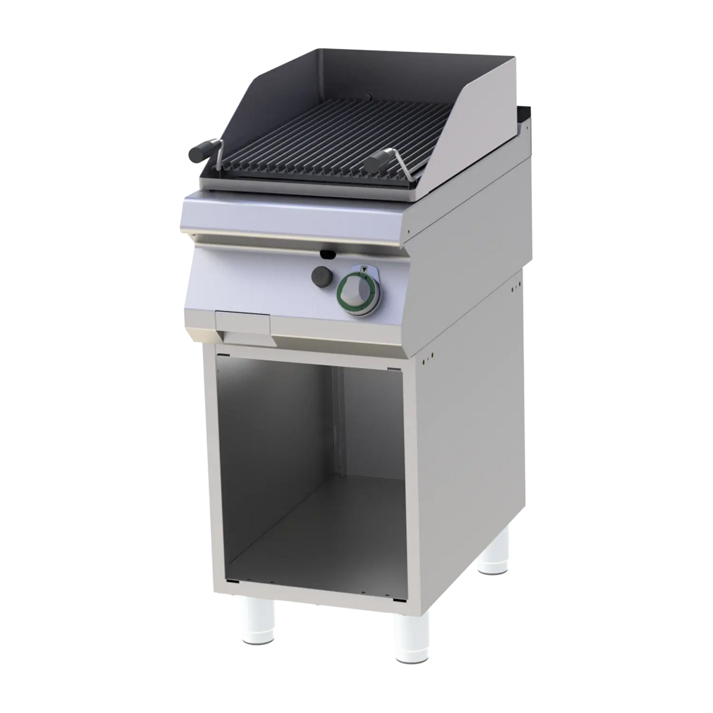 Lava stone grill gas on open cabinet | RM - GL 740 G