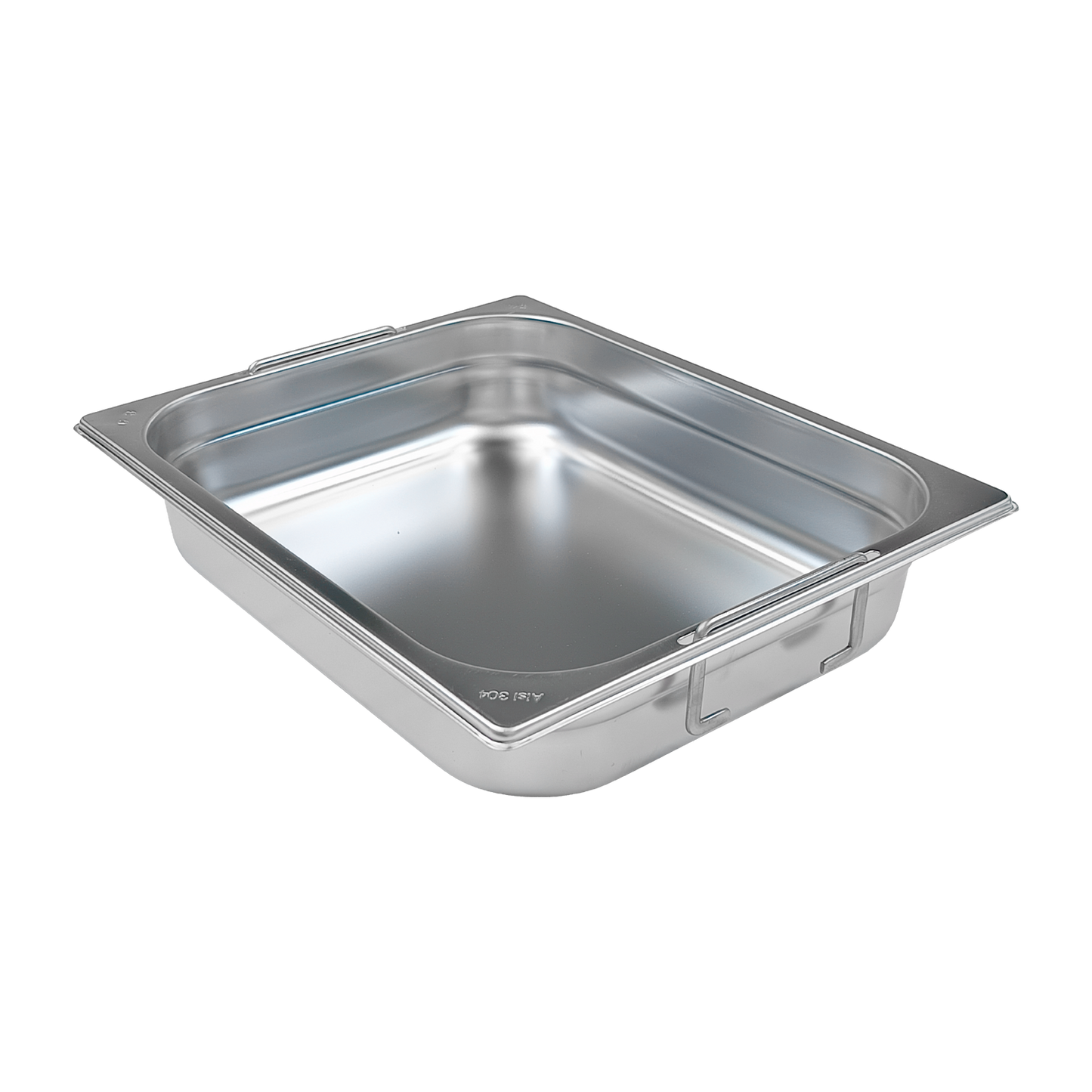 GN container GN 1/2 - 65 handles stainless steel | REDFOX - GN 1/2-65 U