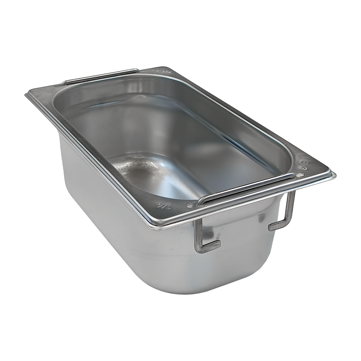 GN container GN 1/4 - 100 handles stainless steel | REDFOX - GN 1/4-100 U