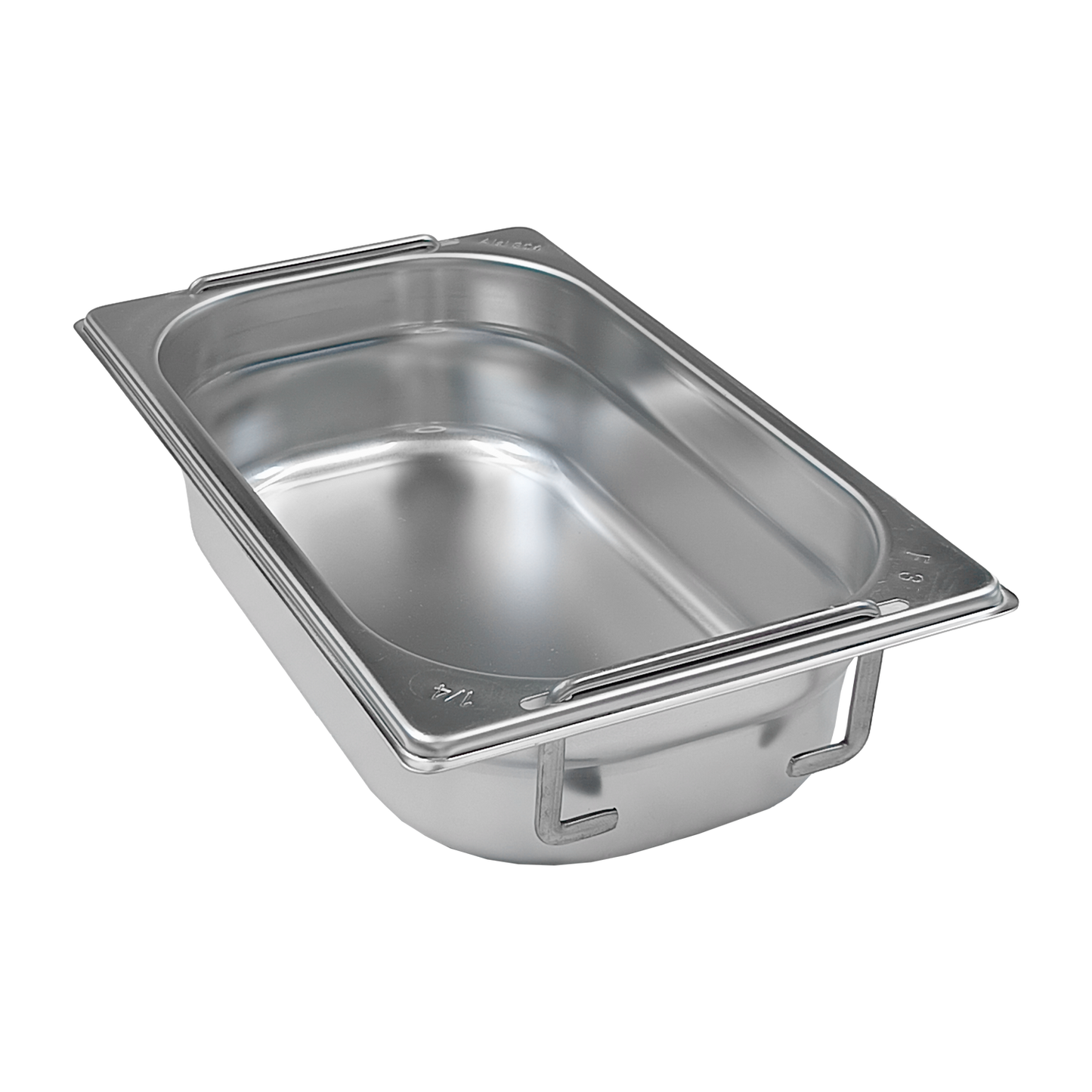 GN container GN 1/4 - 65 handles stainless steel | REDFOX - GN 1/4-65 U