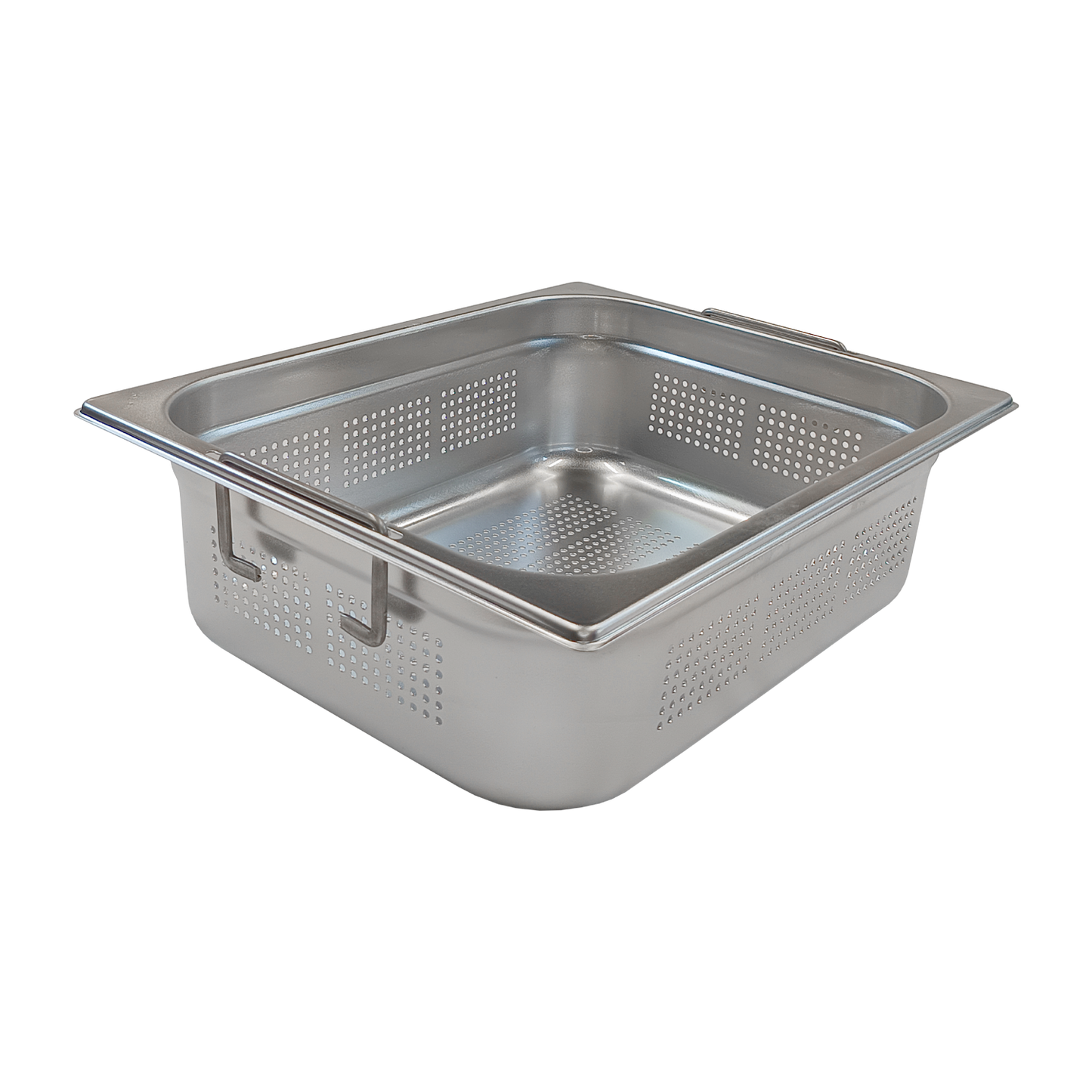 GN container perforated GN 1/2 - 100 handles stainless steel | REDFOX - GND 1/2-100 U