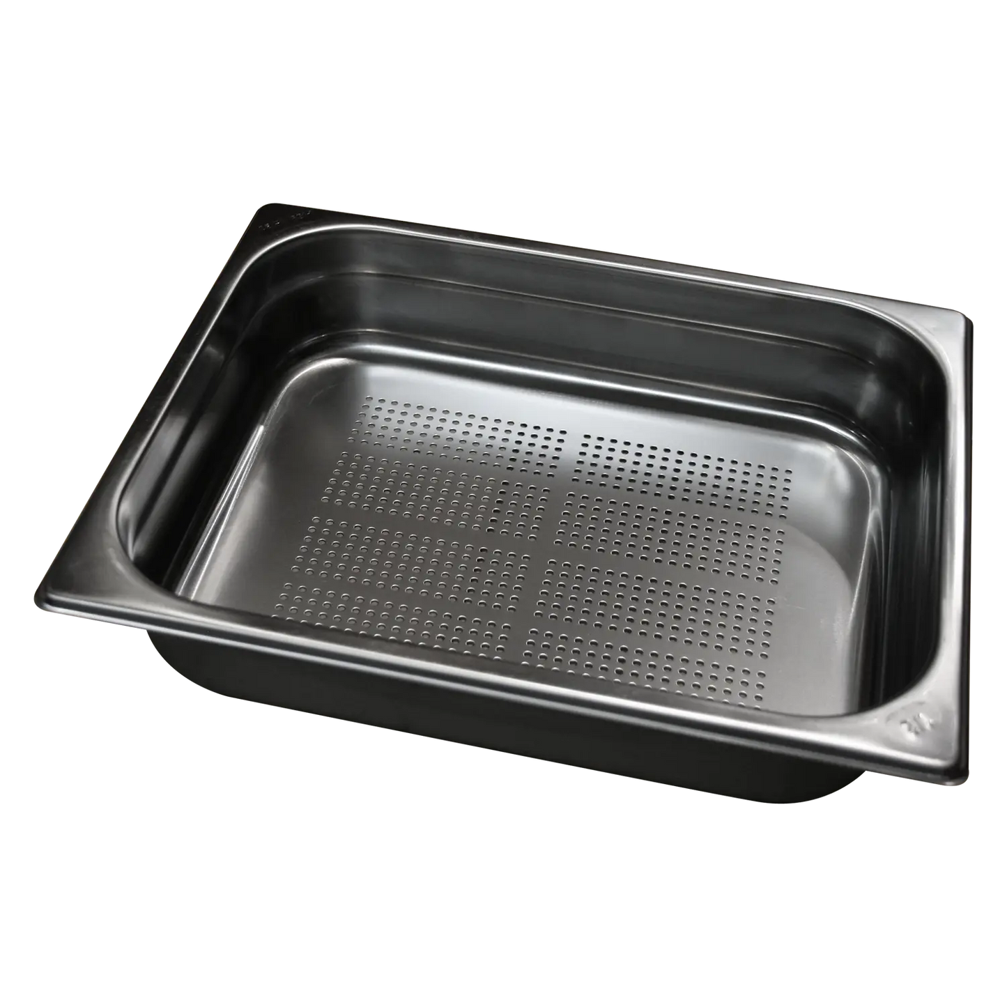 GN container perforated GN 1/2 - 150 handles stainless steel | REDFOX - GND 1/2-150 U