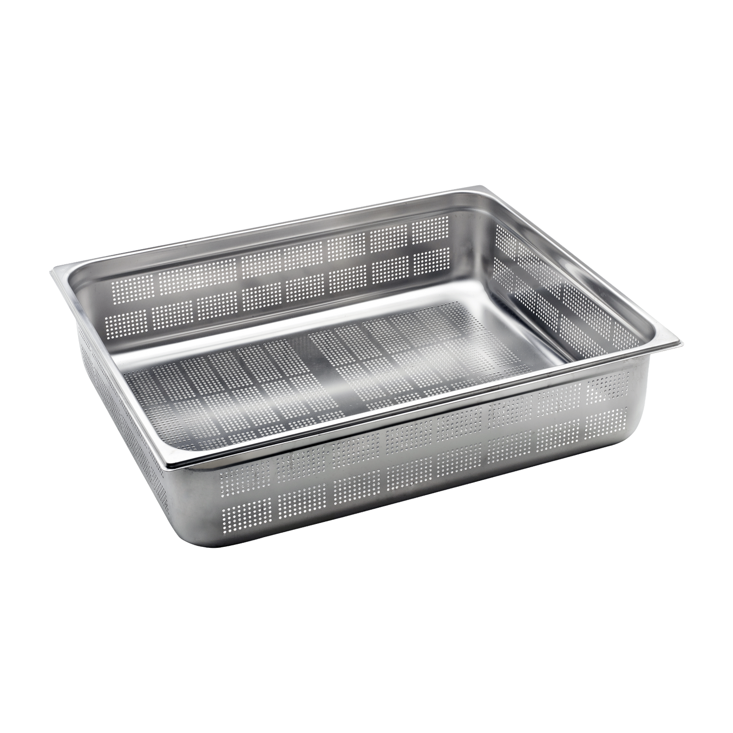 GN container perforated GN 2/1 - 150 stainless steel | REDFOX - GND 2/1-150