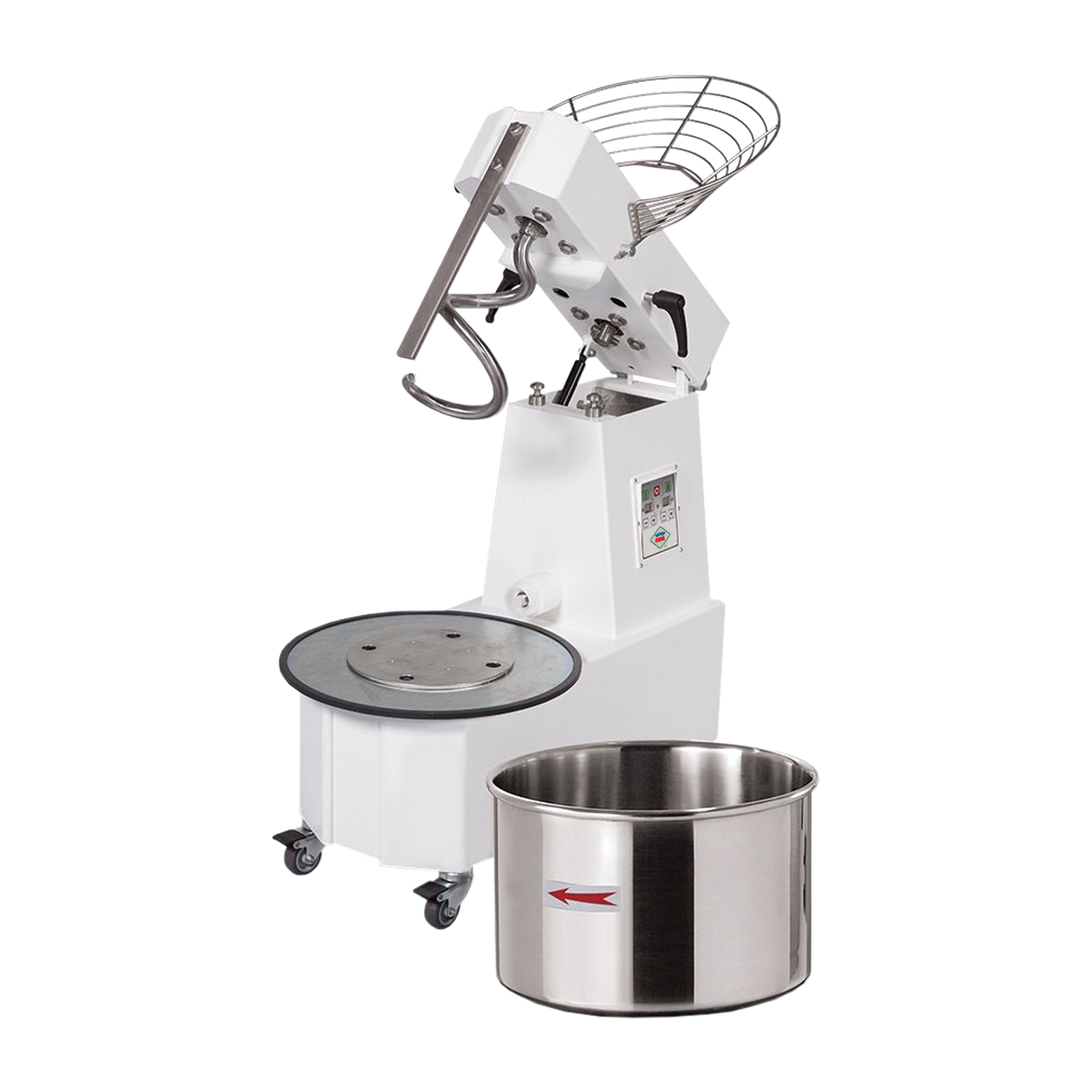 Spiral mixer kneader 2 speeds removable bowl 15 l 400 V | RM - HTS 15 2T