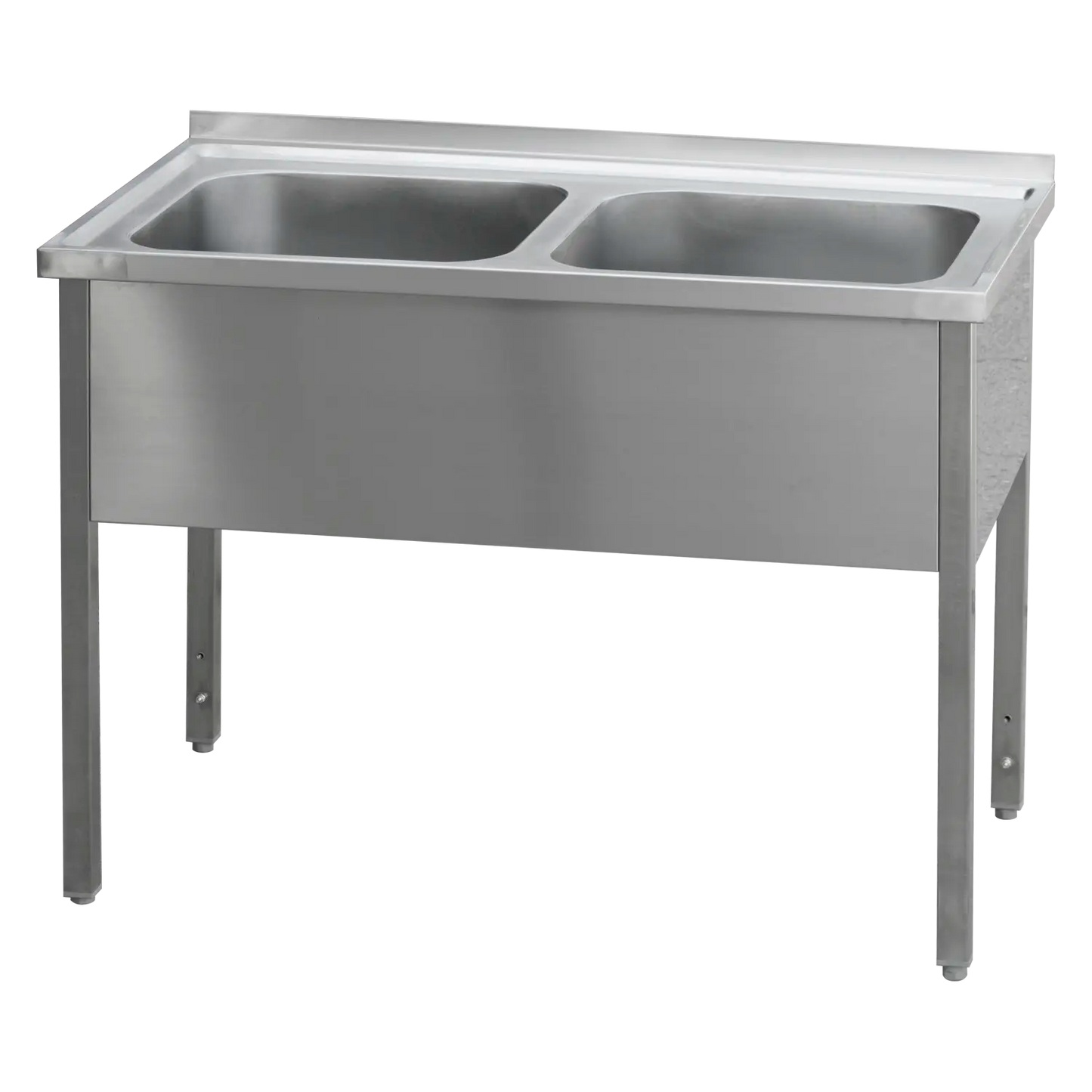 Washing table 140x70x90 - 2x sink 60x50x30 | REDFOX - MSD 7014
