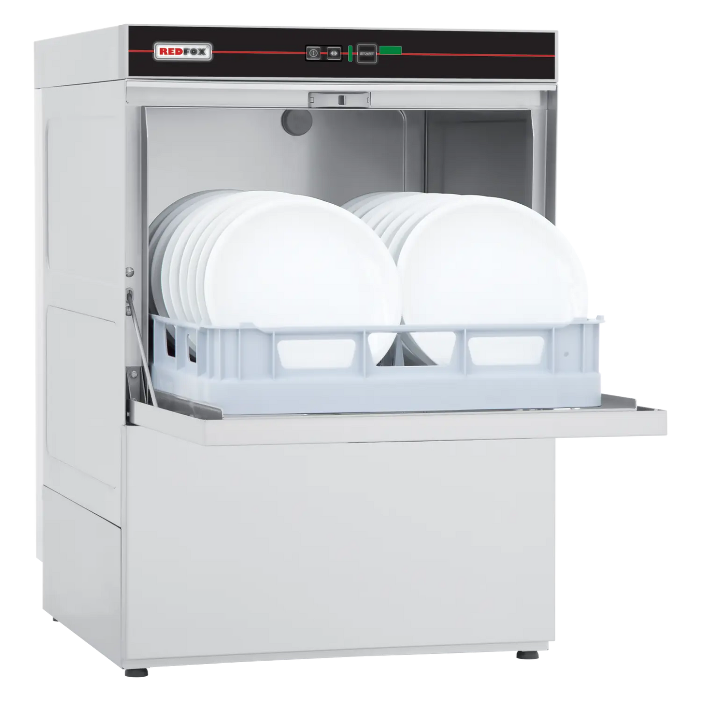 Undercounter dishwasher single skin 50x50 - 400 V | REDFOX - QQI 52 T