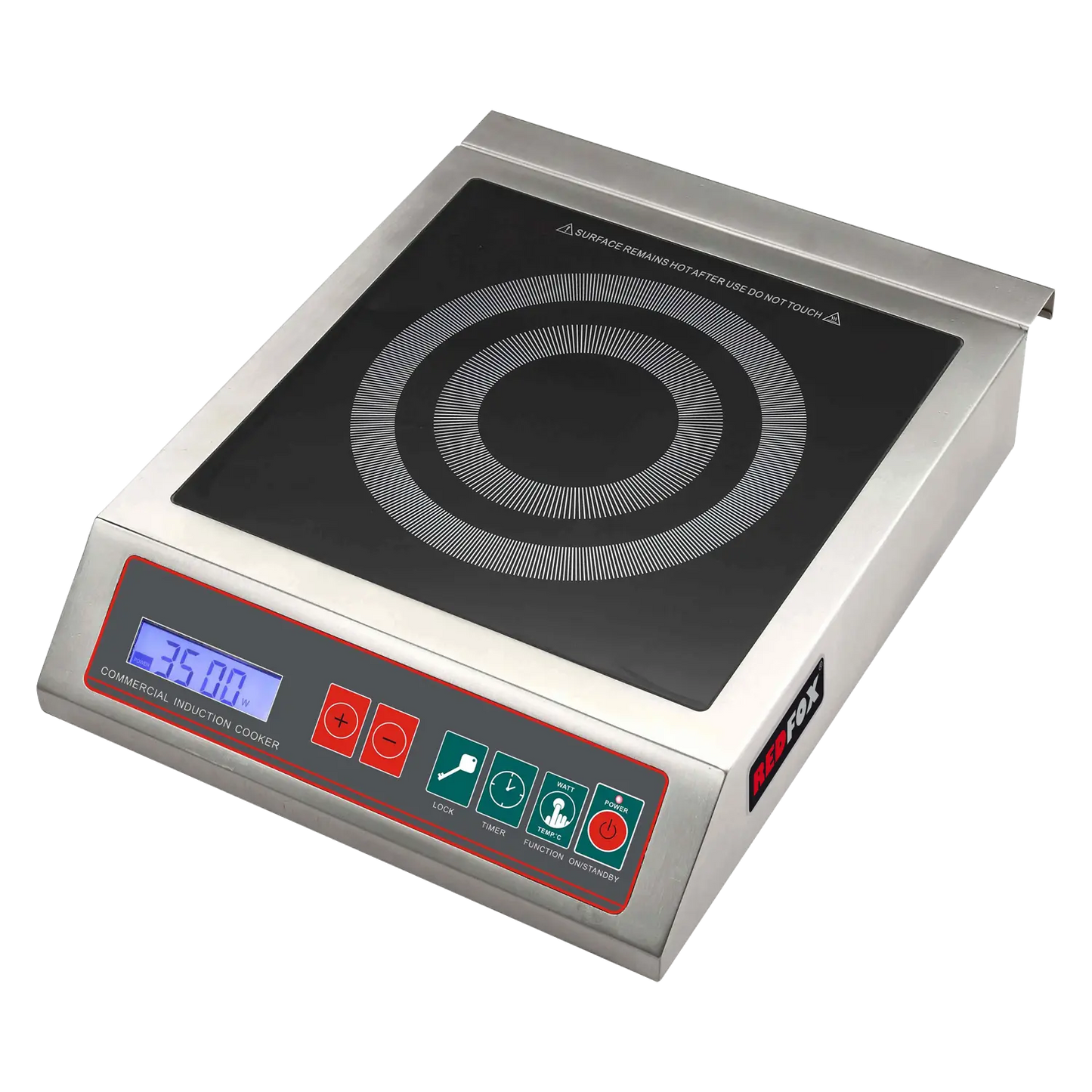 Induction table electric cooker 12 performance levels digi. control panel 230 V | REDFOX - RIB 3536 ET