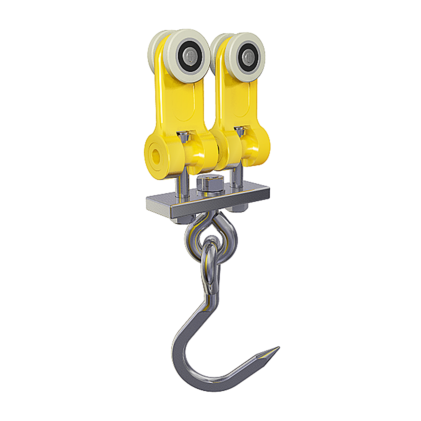 Double Pulley with plastic brackets and stainless steel hook ø14 | RM - RM - Dvojitý hák
