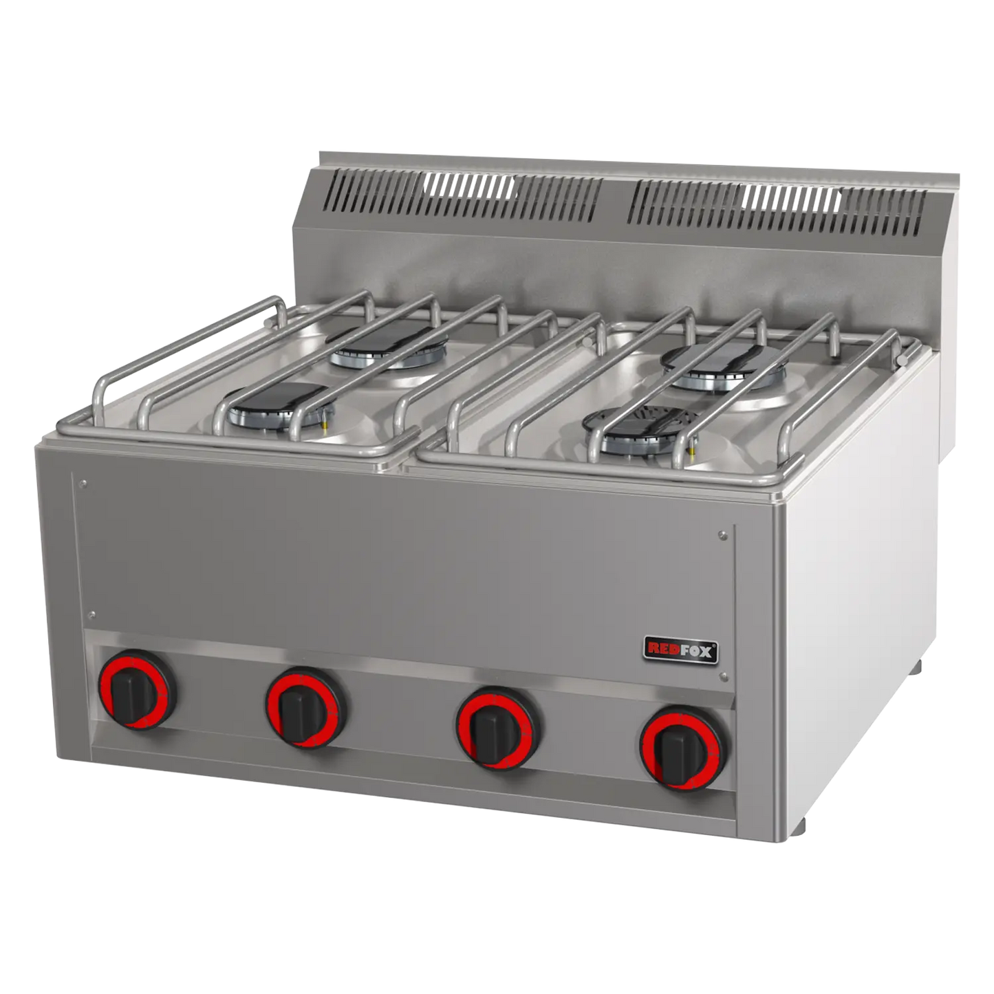 Cooking range gas 4x burner without cabinet | REDFOX - SP 60 GL
