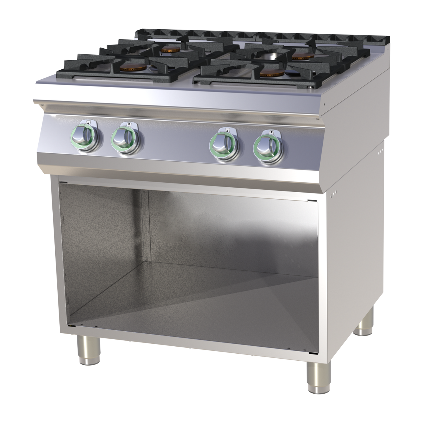 Cooking range gas on open cabinet | RM - SP 780 G