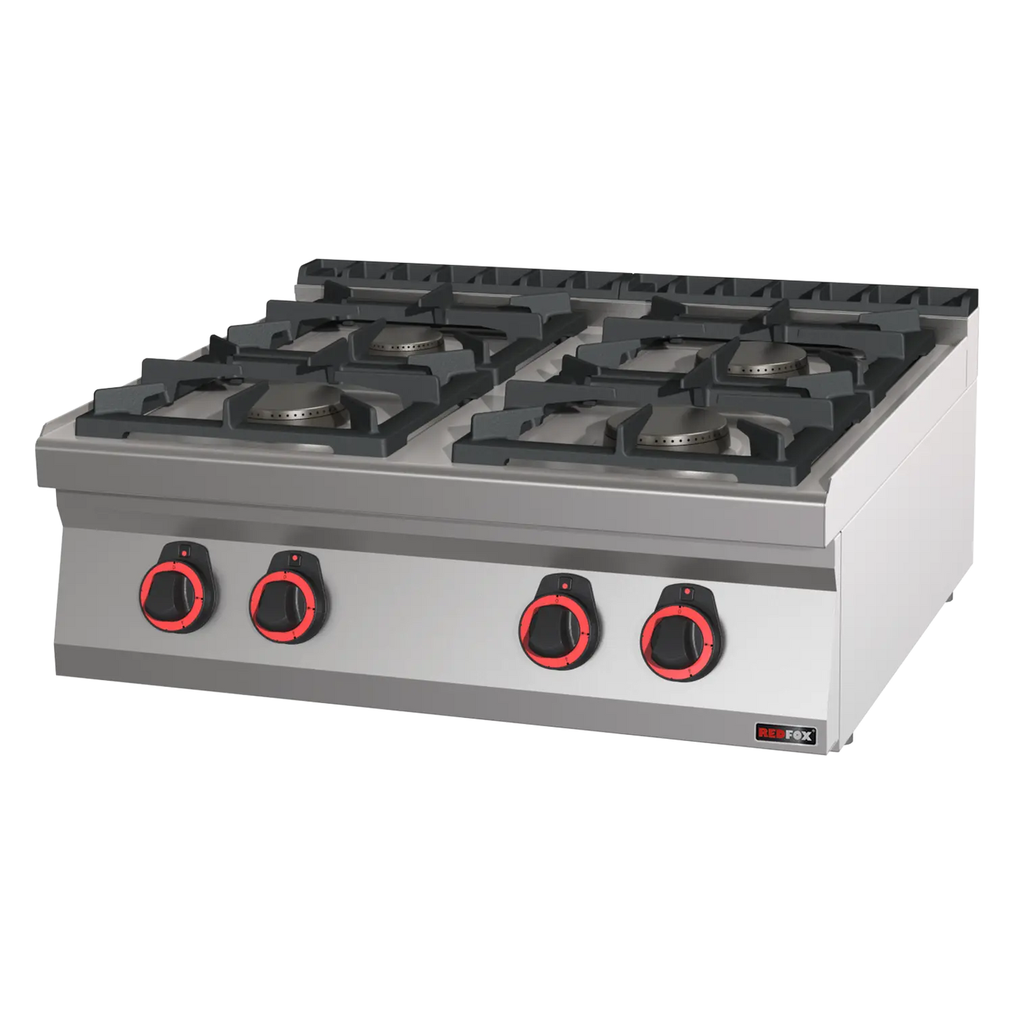 Cooking range gas 4x burner ECO without cabinet | REDFOX - SPB 70/08 G