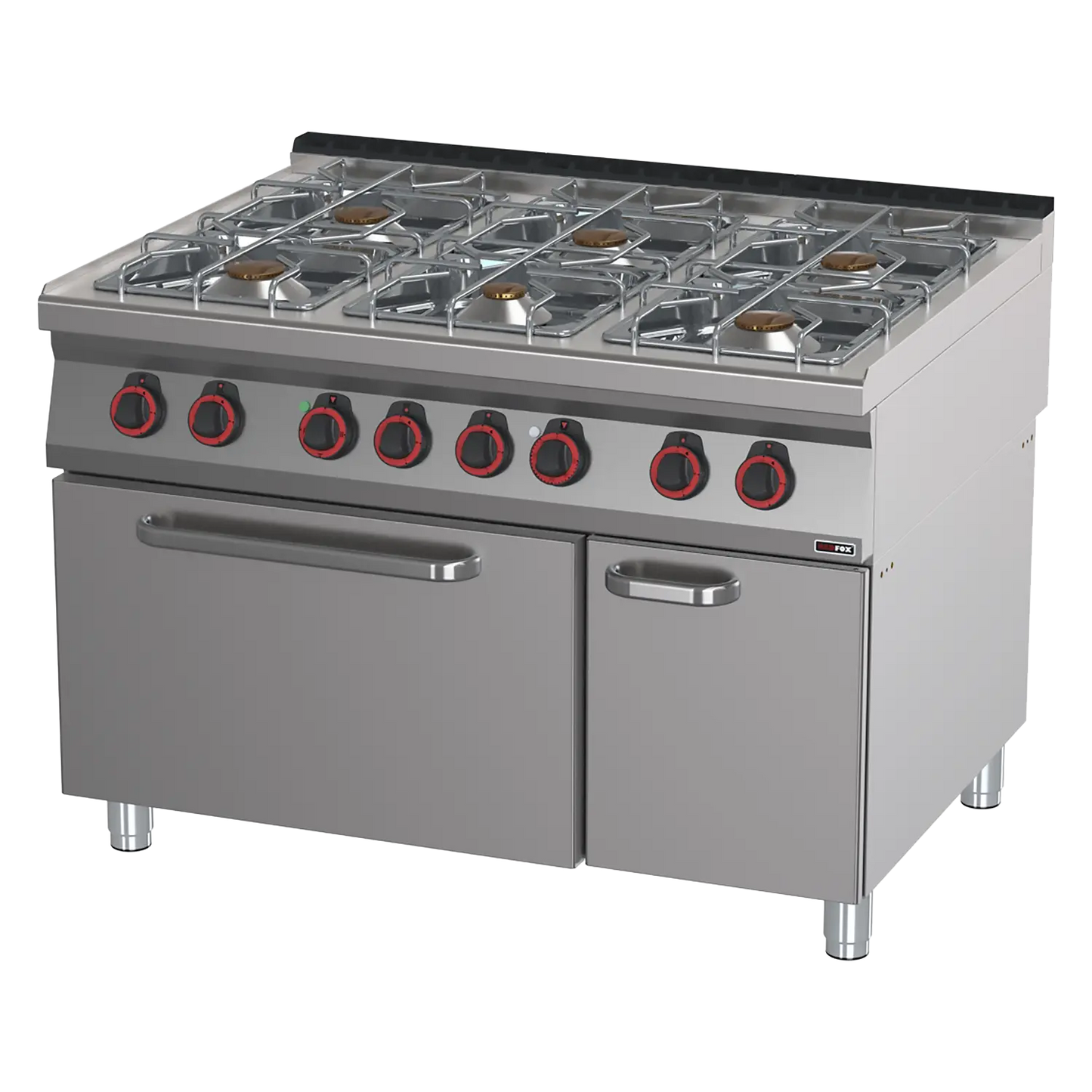 Cooking range gas with oven 2/1 | REDFOX - SPT 90/120-21 GE