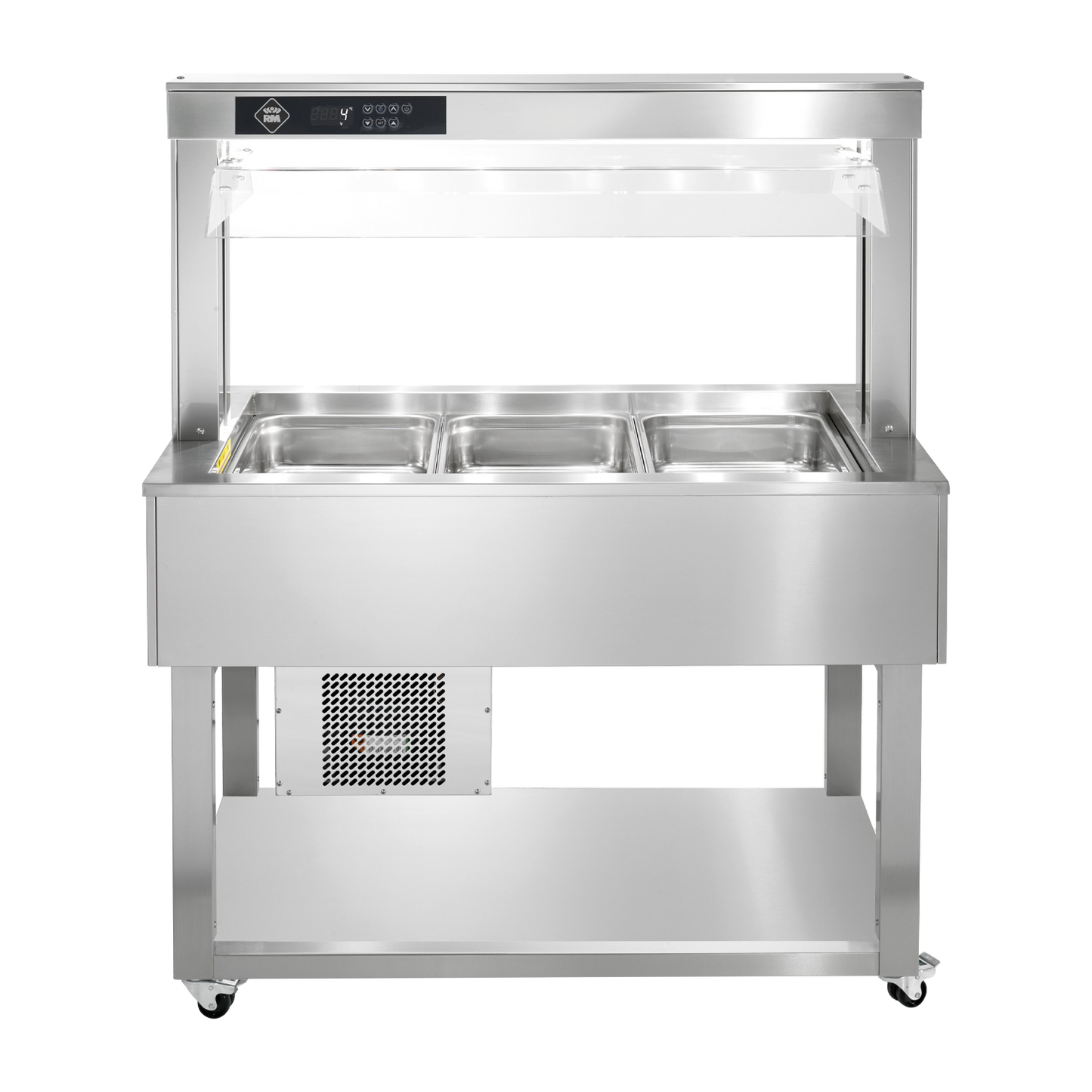 Food display island chilled GN 3-1/1 - 200 mm, Inox | RM - TR GREEN+ 3I
