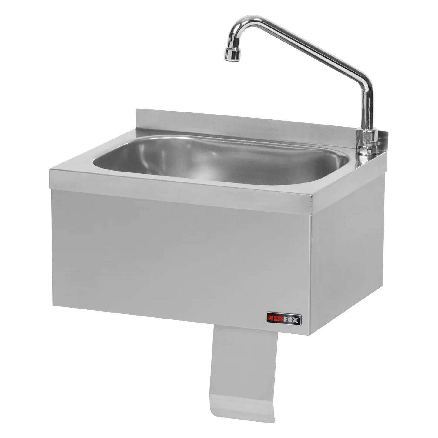 Sink stainless steel knee operated | REDFOX - UM 43 + KOB 3