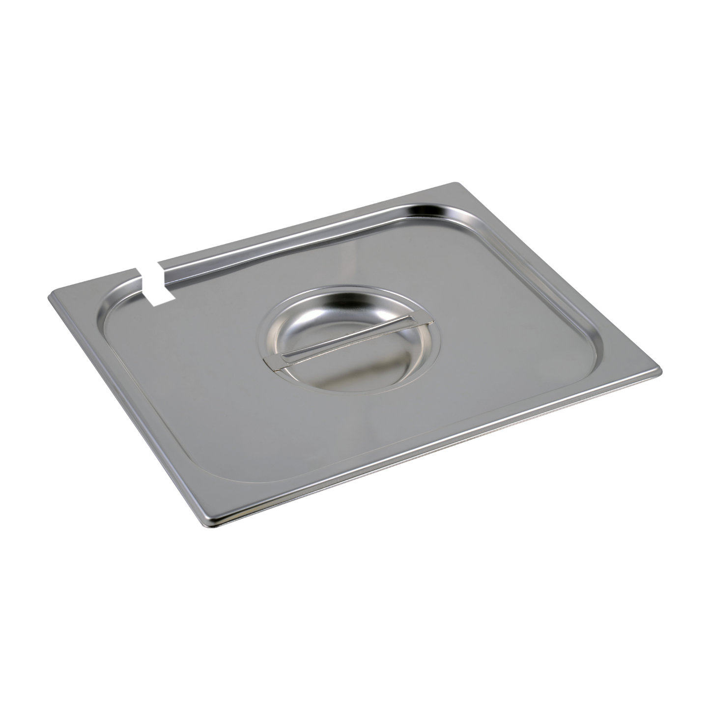 Lid GN 1/2 notched for spoon stainless steel | REDFOX - VGN 1/2 N