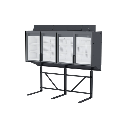 Fricon Upright Display Freezer UPD 2500 FV, 631 L, -24/-16°C