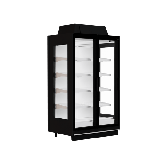 Fricon Display Freezer WD 2D FV DT, 863 L, Two Glass Doors