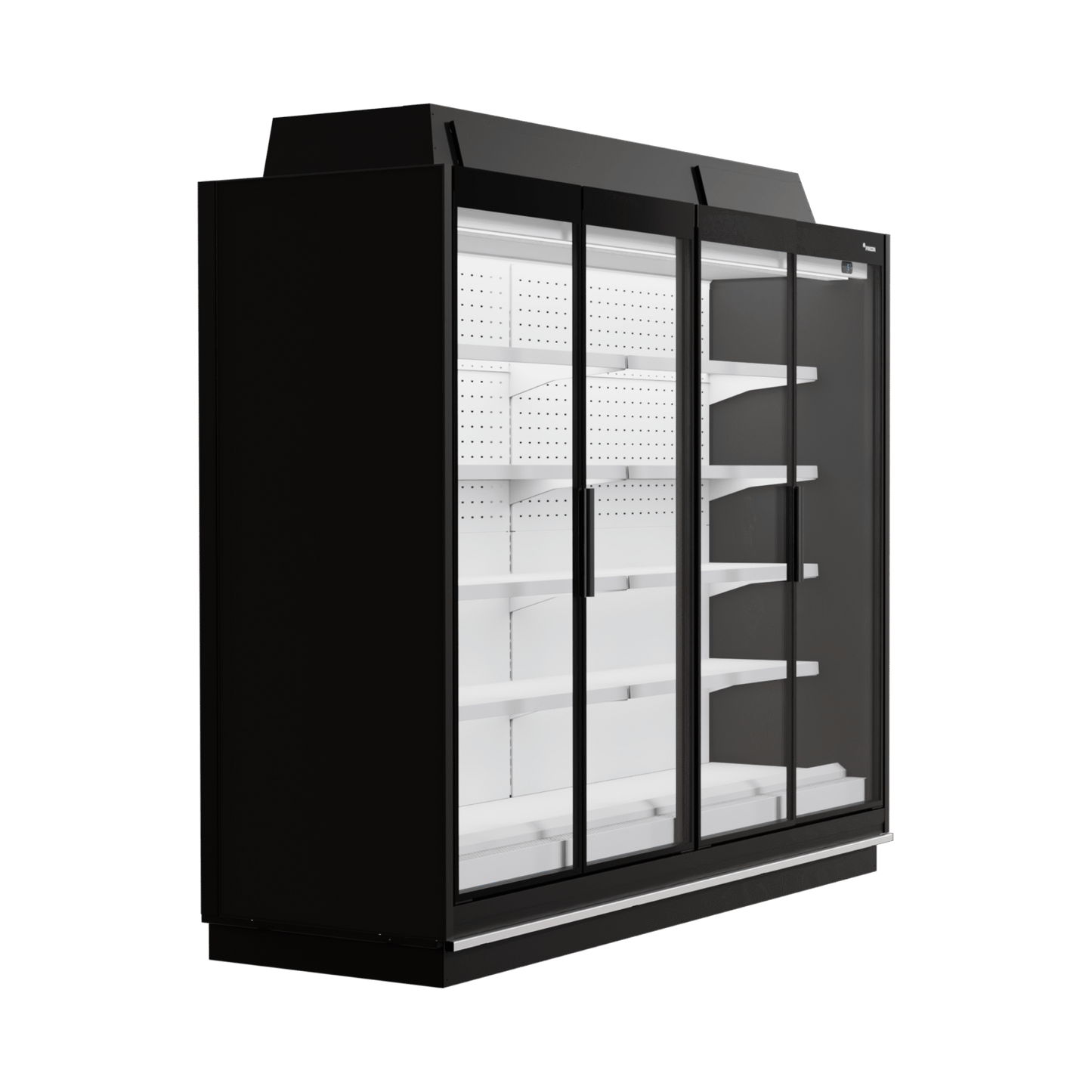 Fricon Display Chiller WD 4D FV R, 1799 L, Four Glass Doors