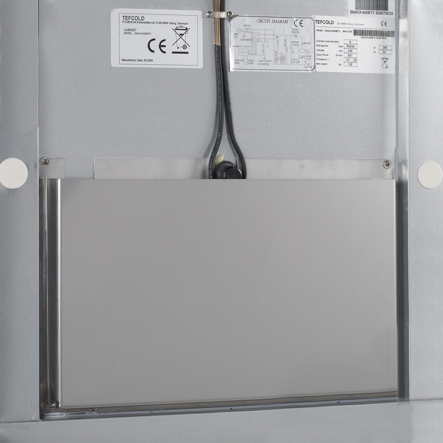 Upright Cooler, 429L, -2/+8°C