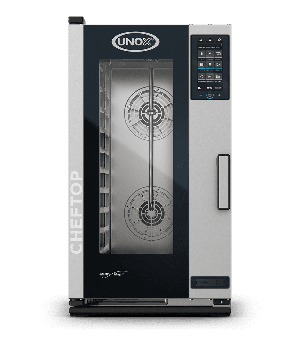 Unox CHEFTOP MIND.Maps PLUS COMPACT XECC-1013-EPRM combi oven, front view