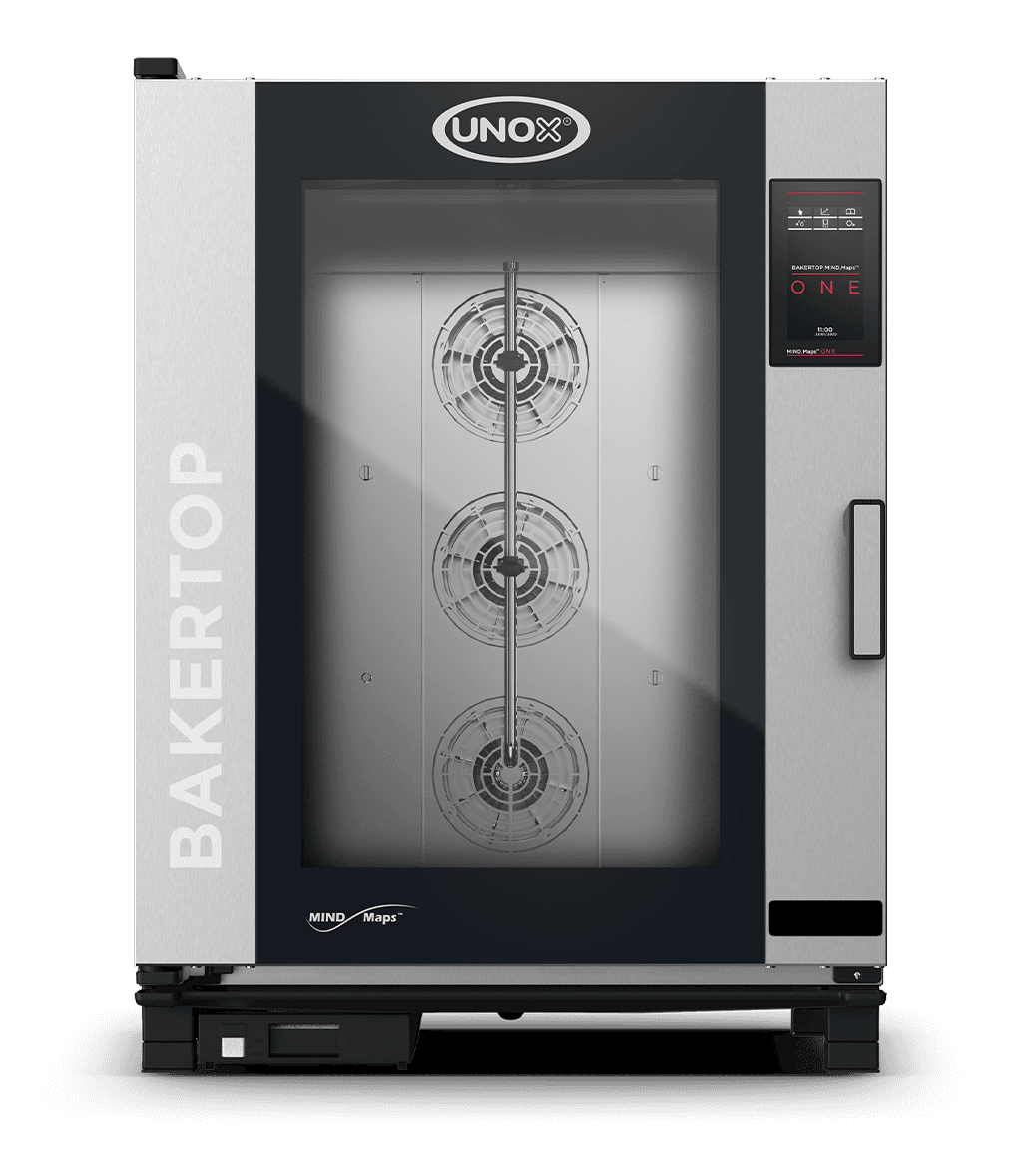 Unox BAKERTOP MIND.Maps ONE XEBC-10EU-E1RM combi oven, front view