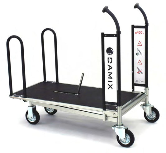 Damix Transport Trolley Carry 120, 400 kg — side view