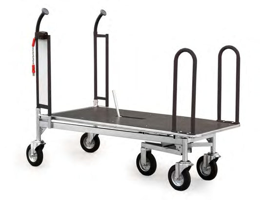 Damix Transport Trolley Carry 160, Full Platform, 500 kg — side view