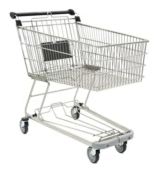 Damix Shopping Trolley Classic 185, 178 L, 228 kg — side view showing the bottom shelf