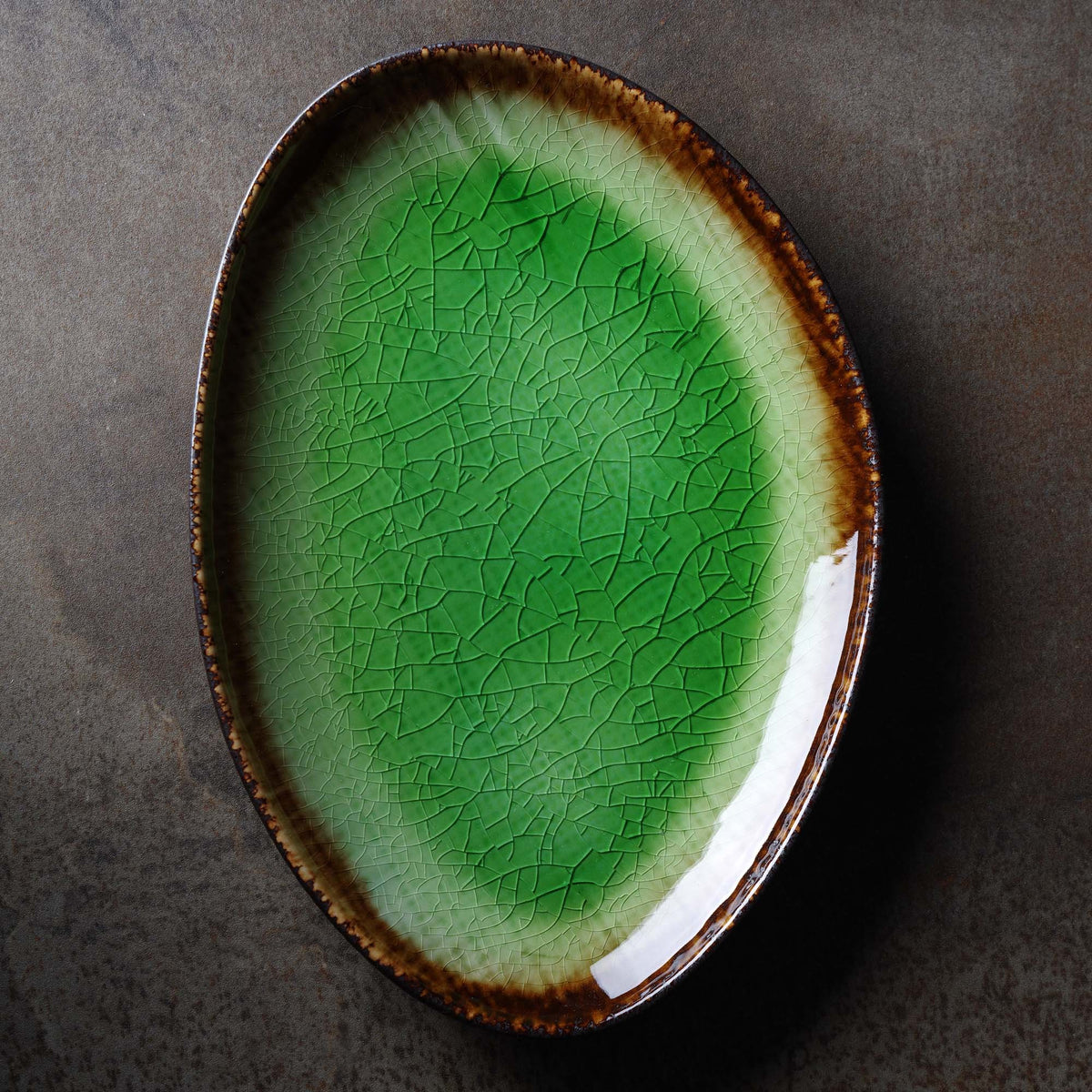 Fine Dine organic shaped plate, 270x190mm