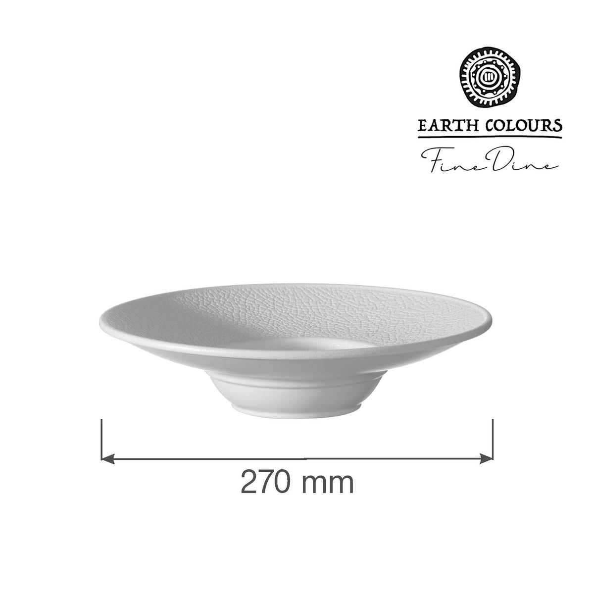 Fiord wide rim deep plate 270mm
